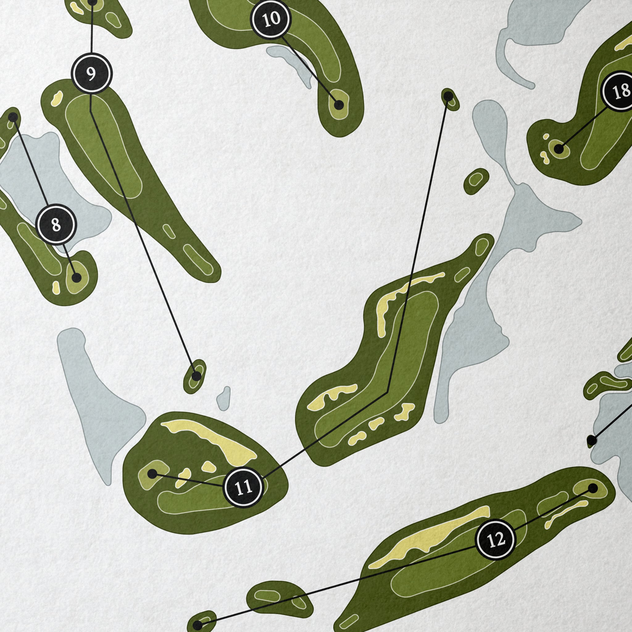 Jensen Beach Golf Club | Golf Course Map | Close+Up 