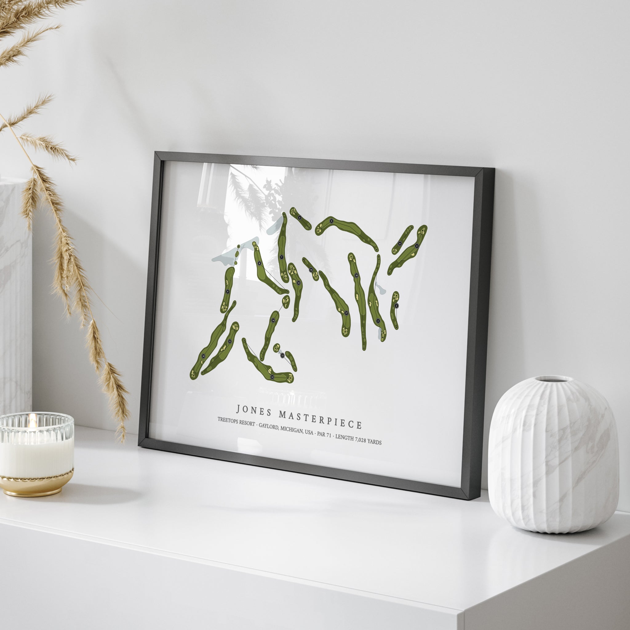 Jones Masterpiece at Treetops Resort | Golf Course Map | On Table 