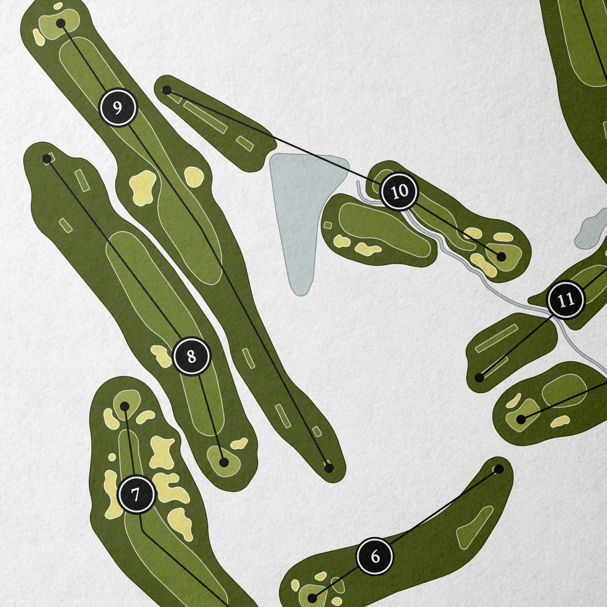 Kapalua Resort - The Bay Course | Golf Course Print | Close+Up 
