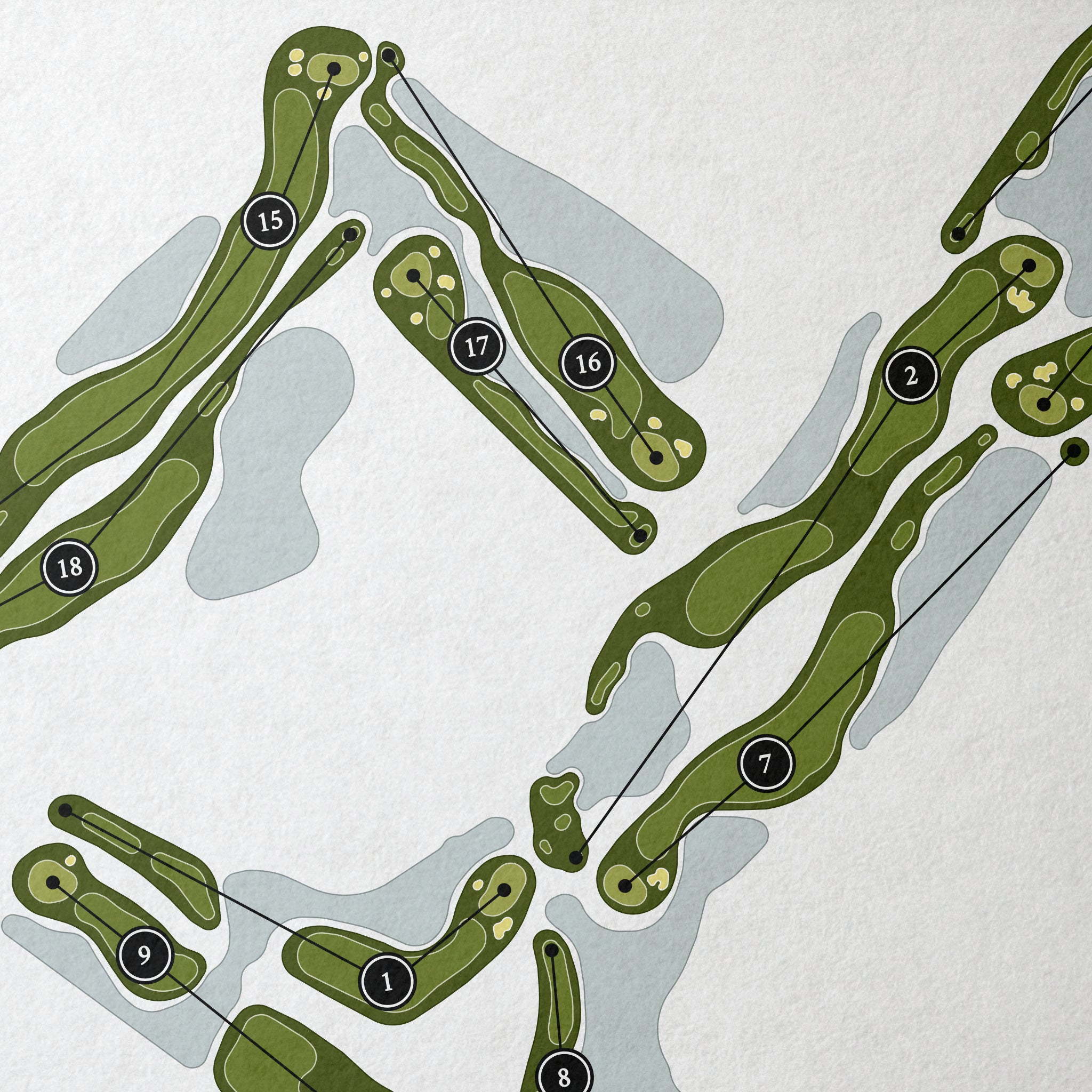Kelly Greens Golf & Country Club | Golf Course Map | Close Up 