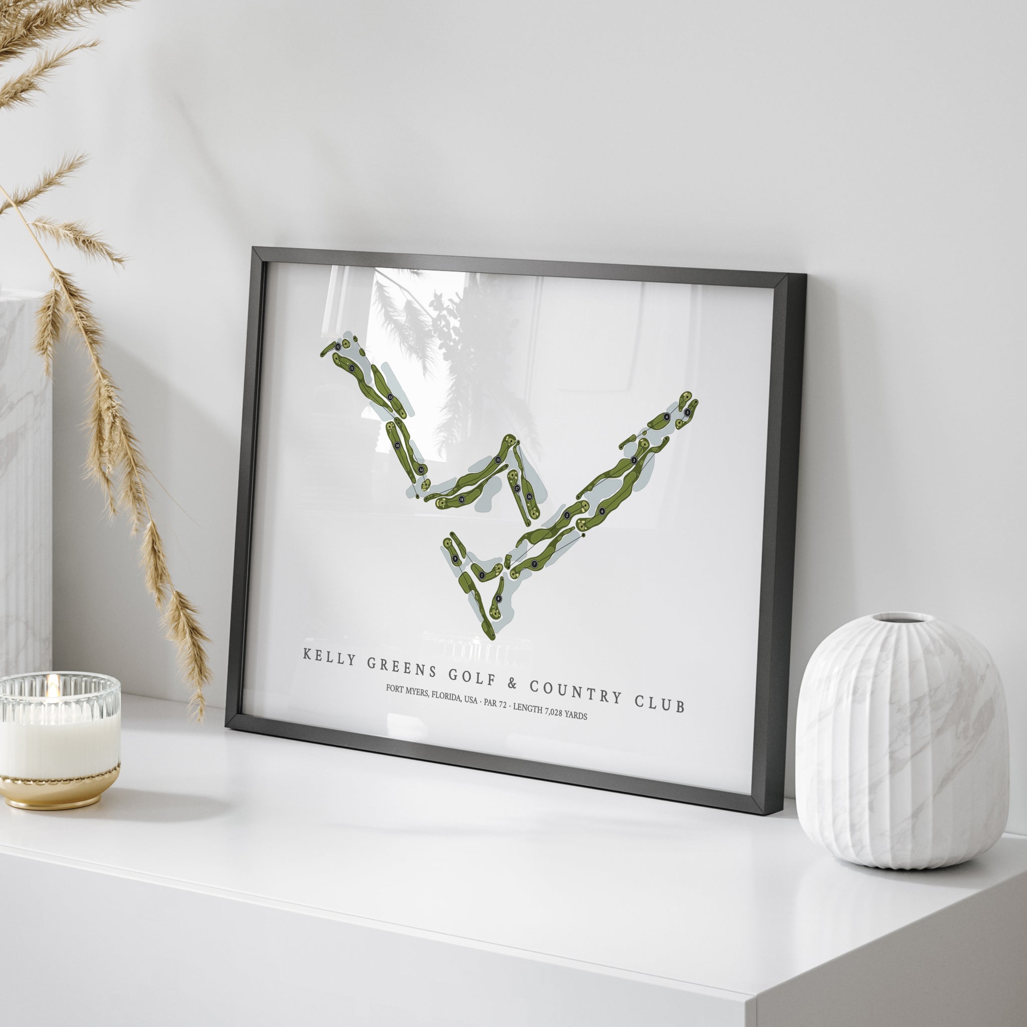 Kelly Greens Golf & Country Club | Golf Course Map | On Table 