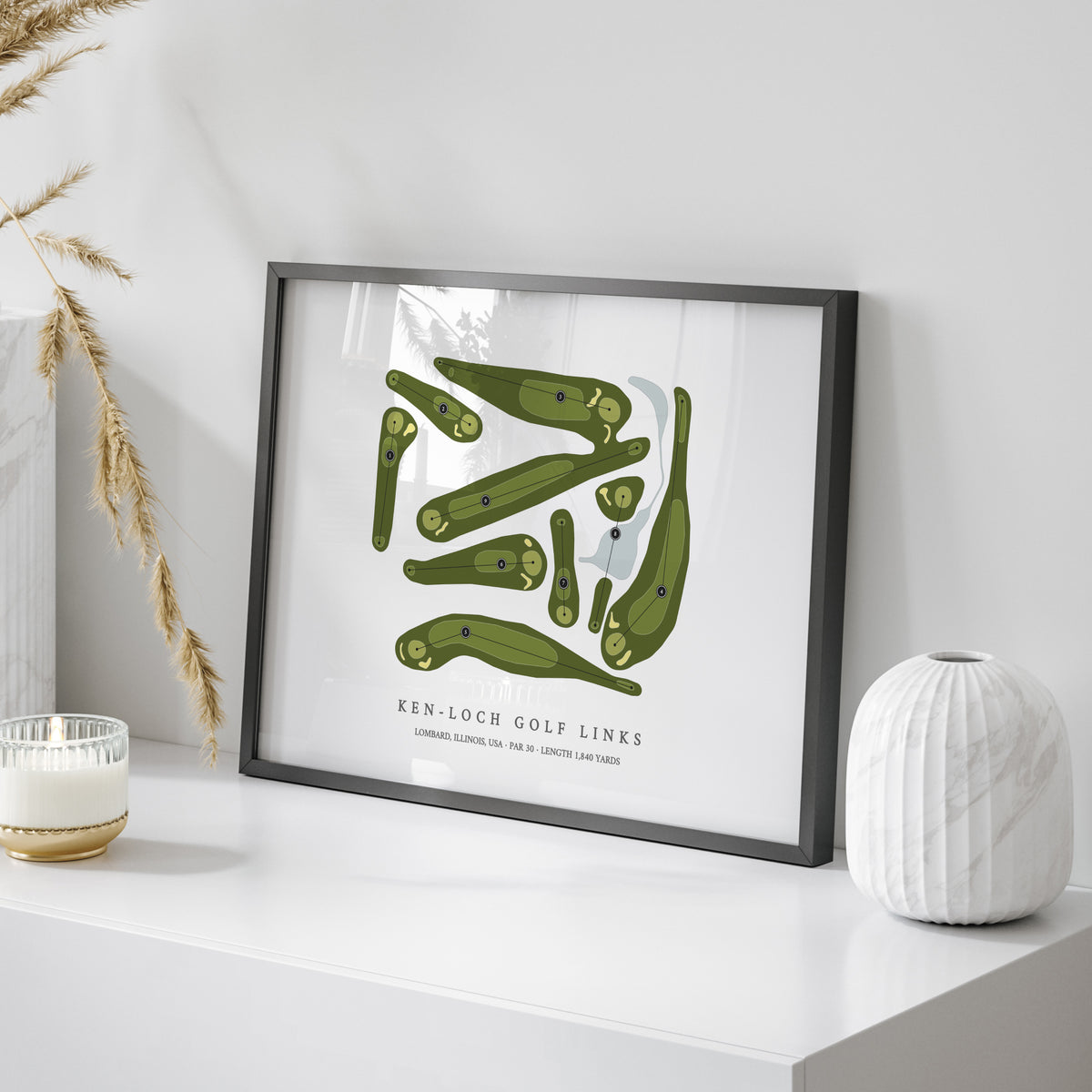 Ken-Loch Golf Links | Golf Course Map | On Table