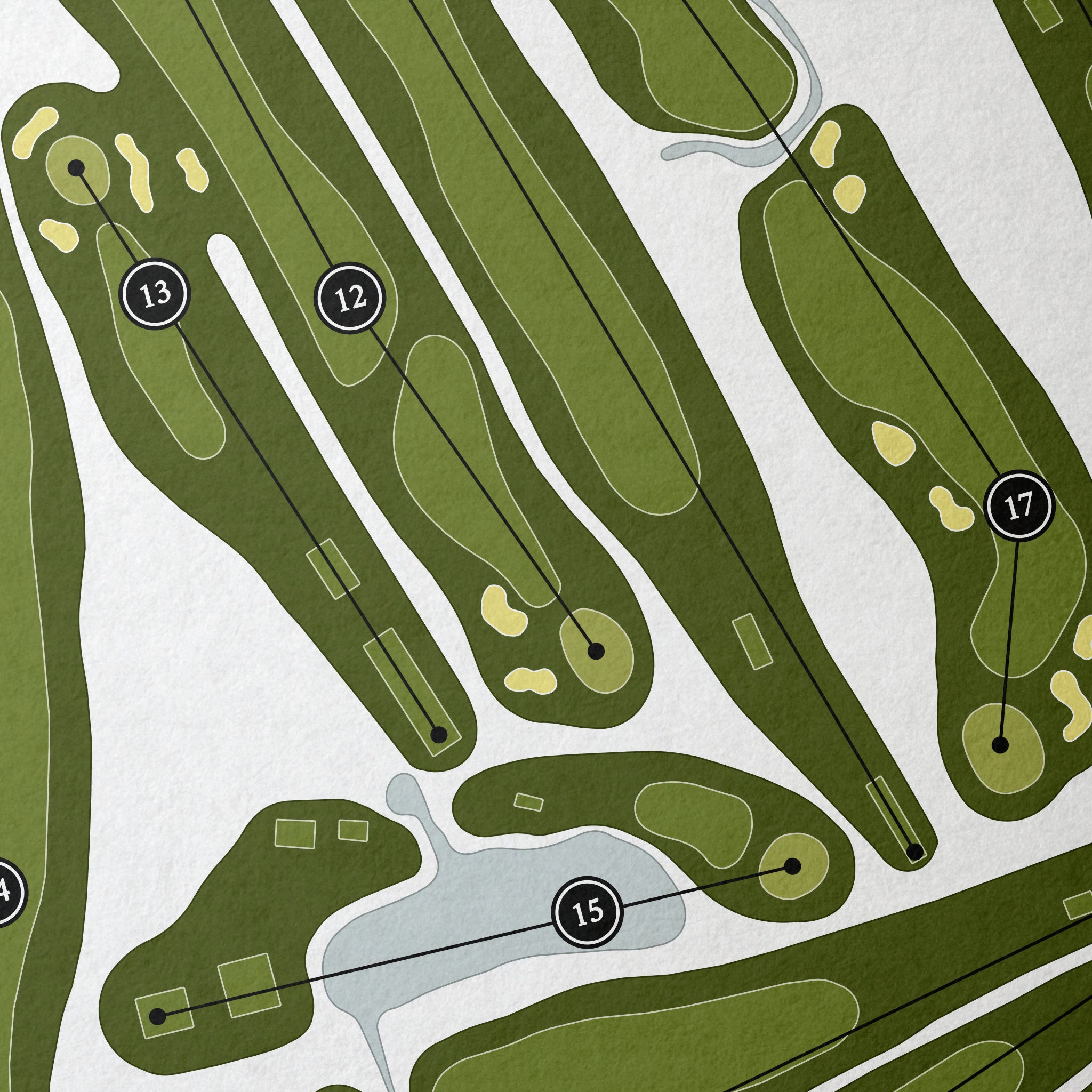 Kenwood Golf & Country Club | Golf Course Map | Close Up 