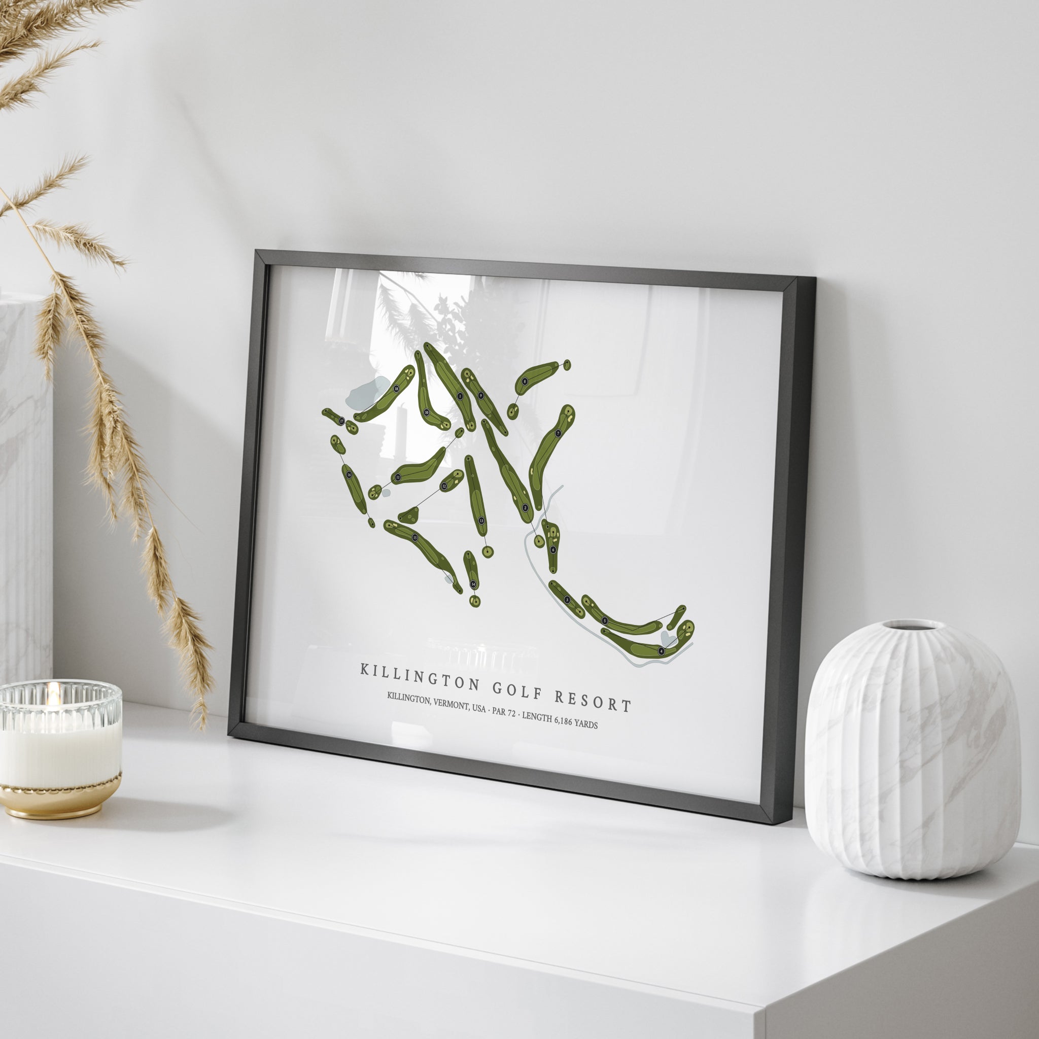 Killington Golf Resort | Golf Course Map | On Table 