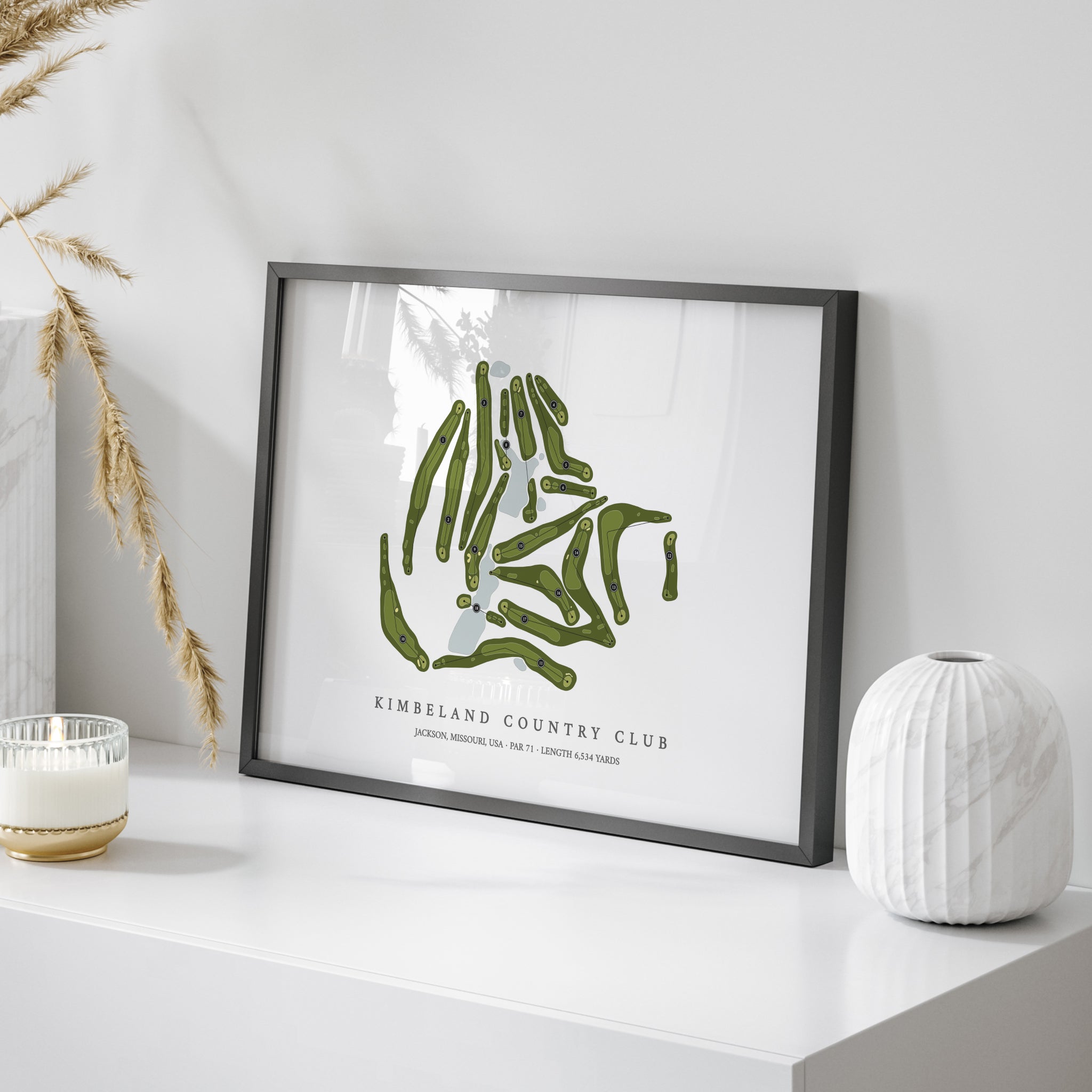Kimbeland Country Club | Golf Course Map | On Table 