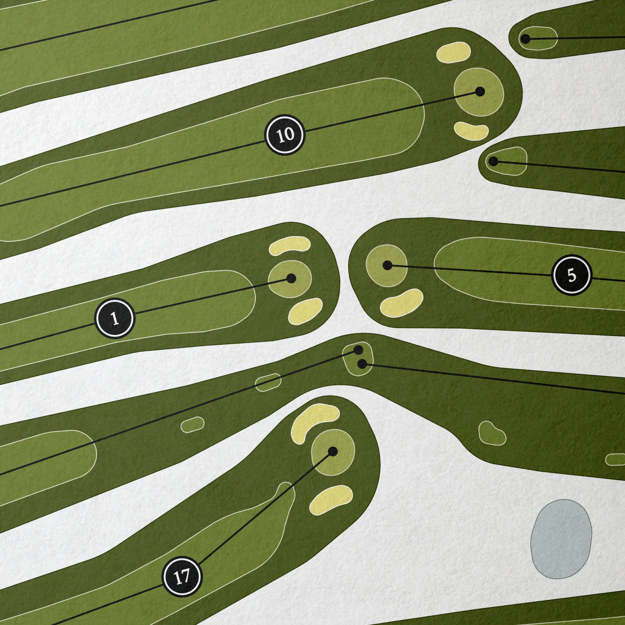 Lake Ripley Country Club | Golf Course Map | Close+Up 