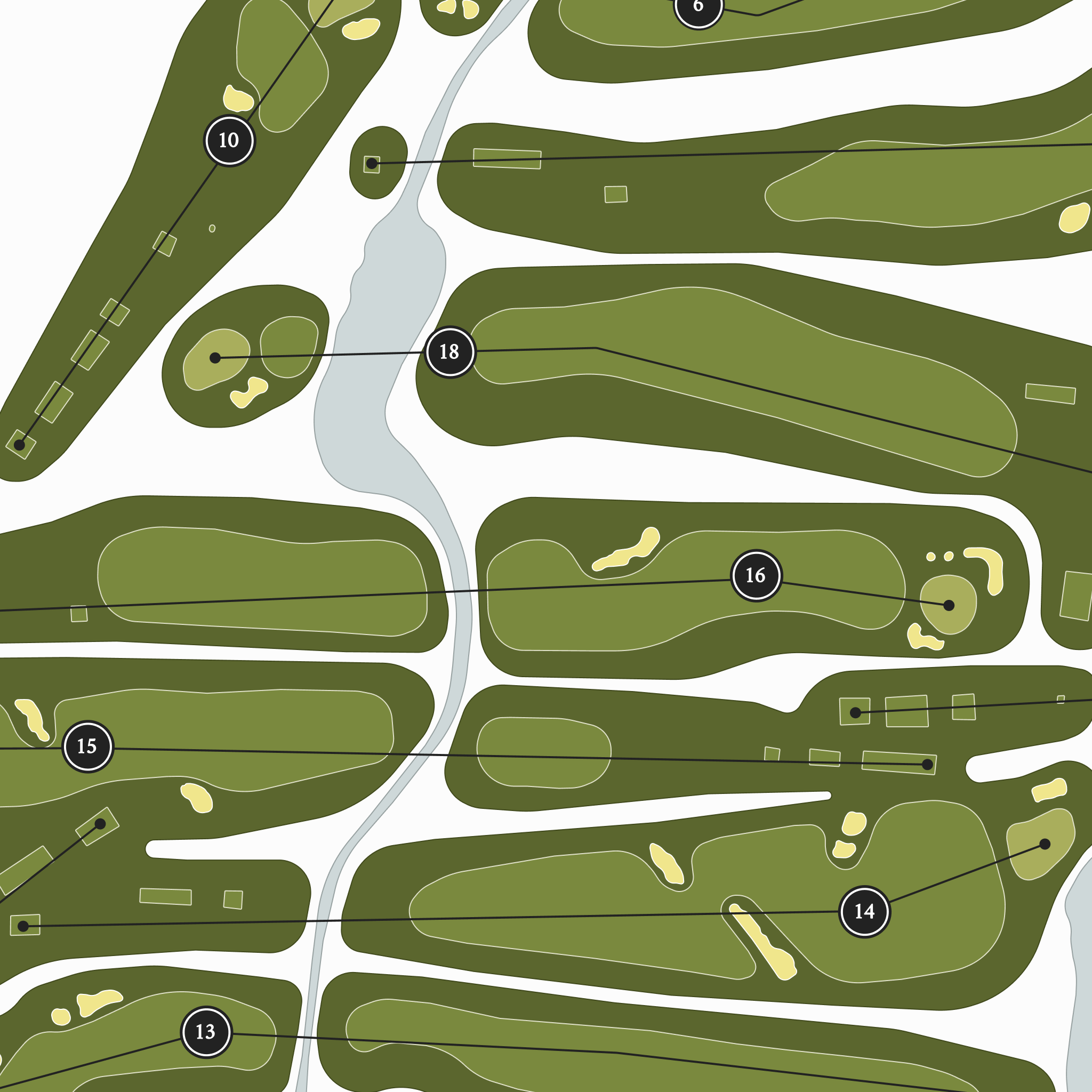 Lakewood Country Club | Golf Course Map