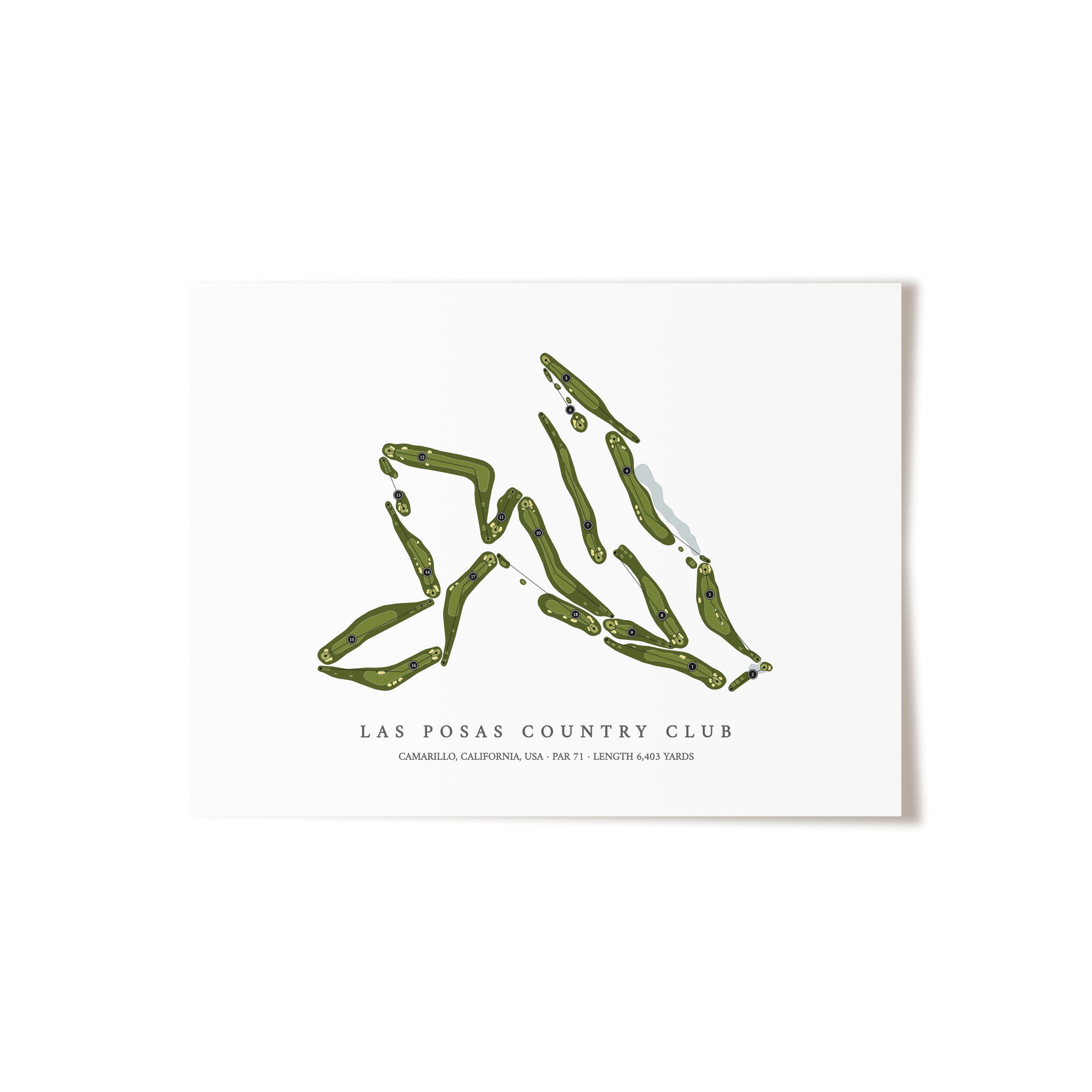 Las Posas Country Club | Golf Course Print | Unframed