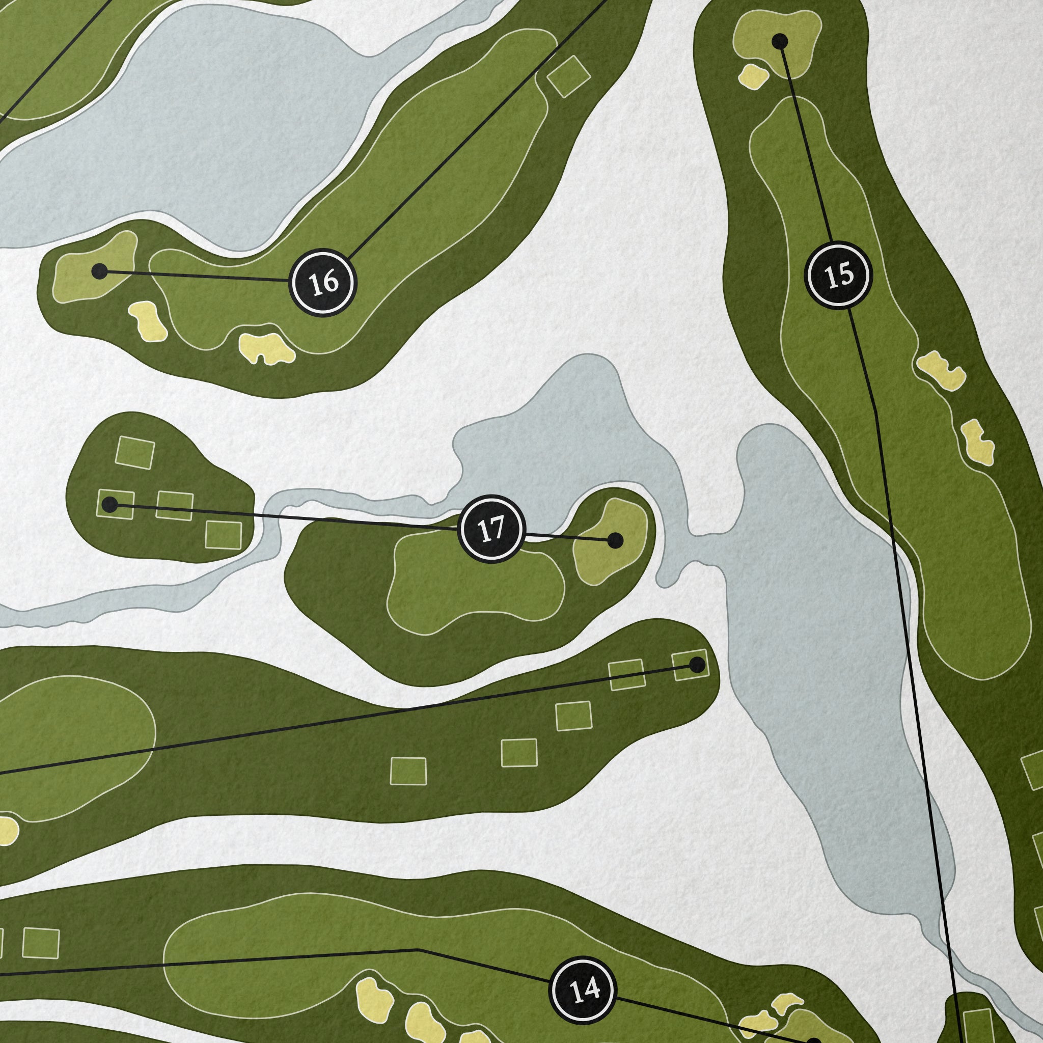 Legacy Golf Club | Golf Course Map | Close Up 