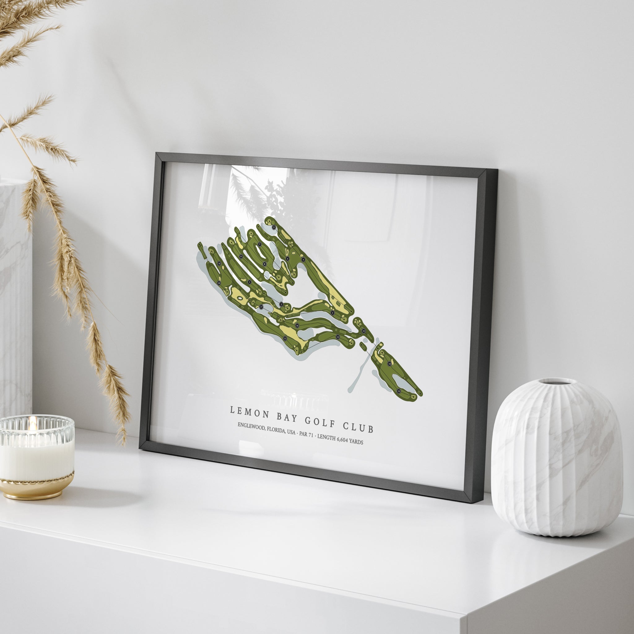 Lemon Bay Golf Club | Golf Course Map | On+Table