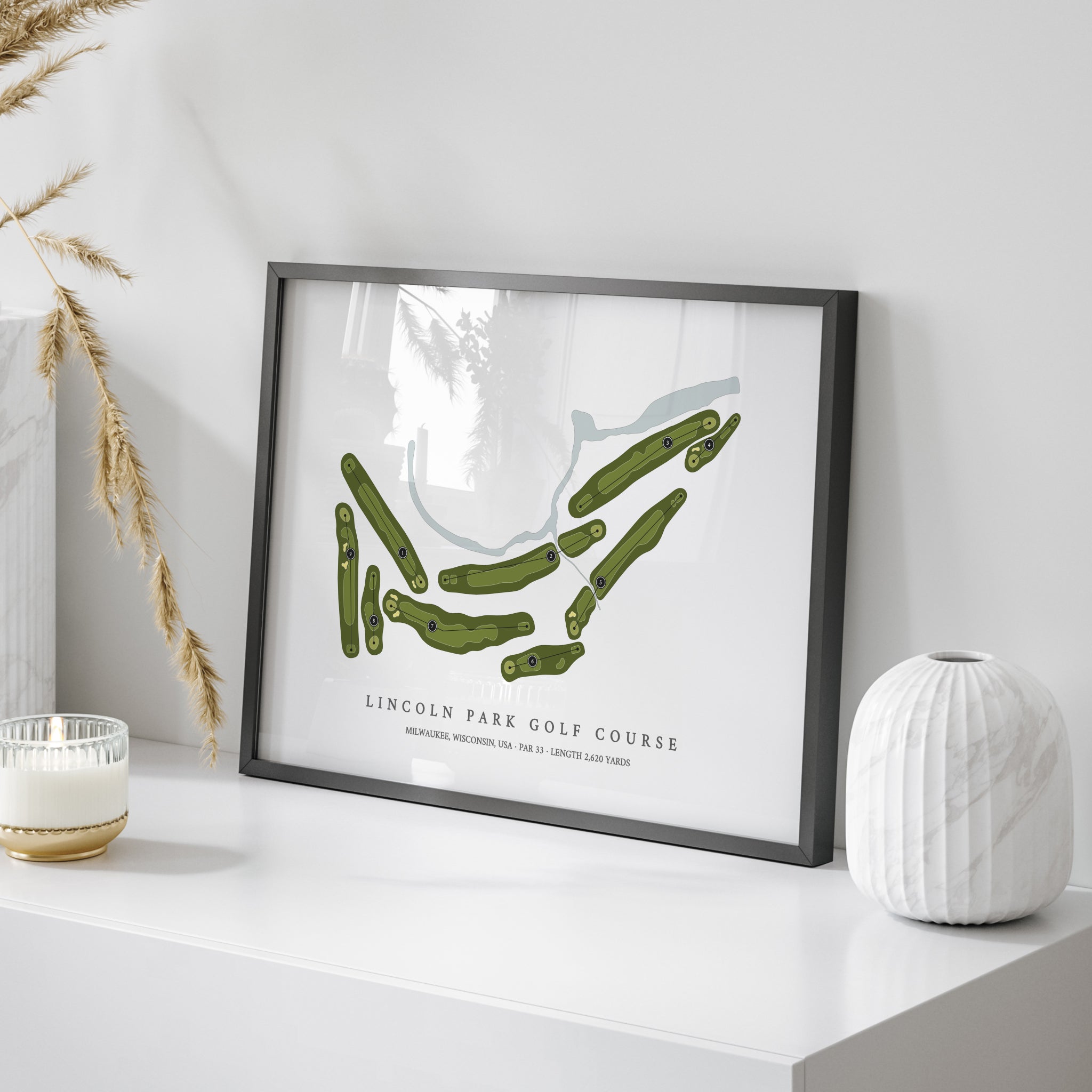 Lincoln Park Golf Course | Golf Course Map | On Table 