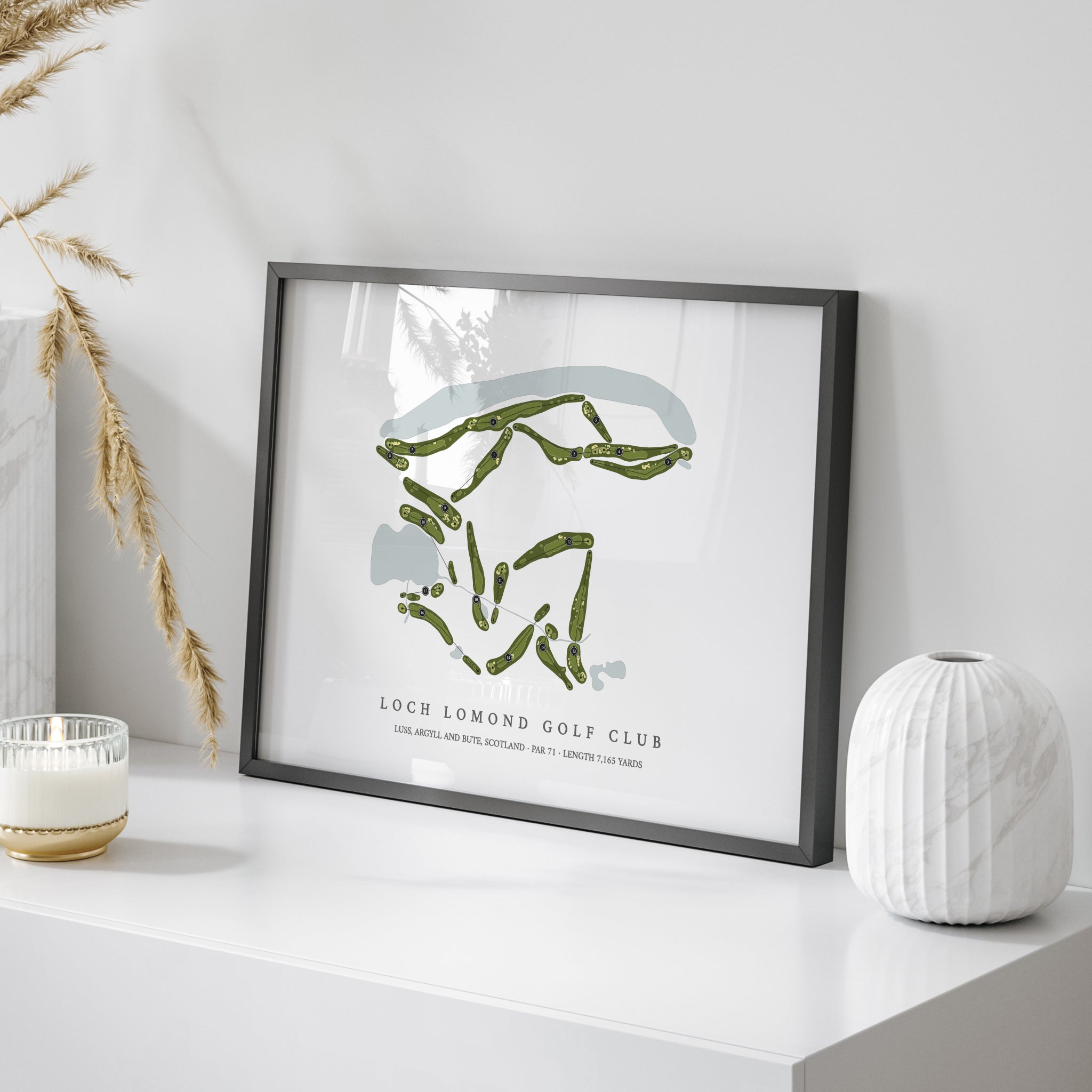 Loch Lomond Golf Club | Golf Course Map | On Table 