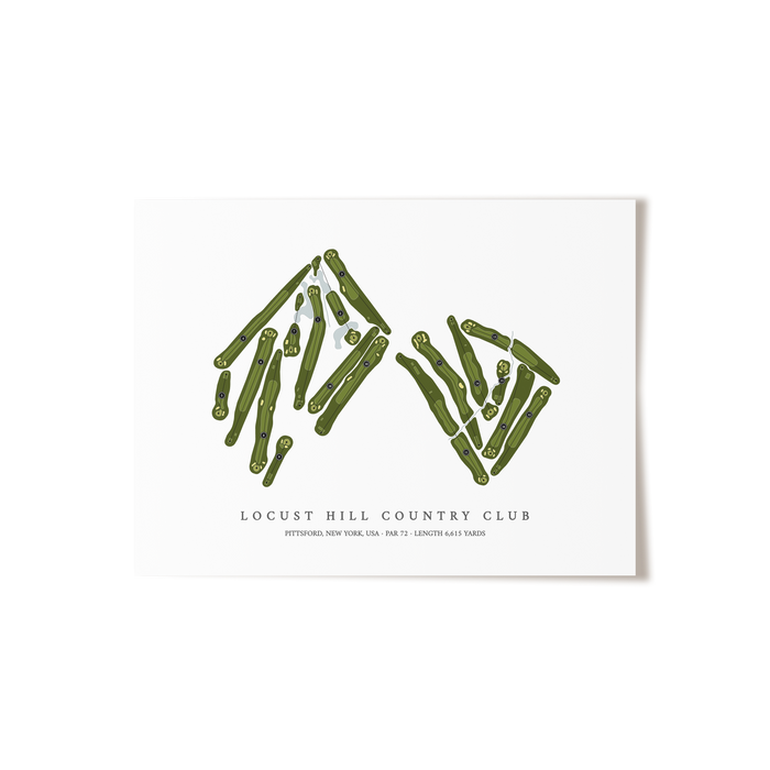 Locust Hill Country Club | Golf Course Map