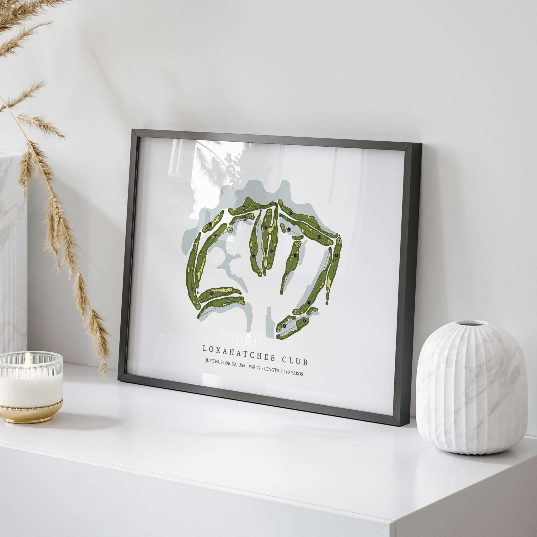 Loxahatchee Club | Golf Course Map | On Table 