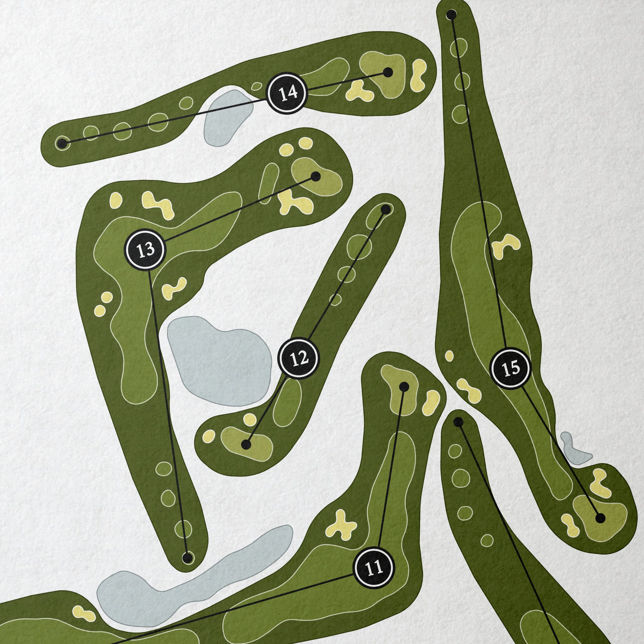 Lynx Ridge Golf Club | Golf Course Map | Close Up 