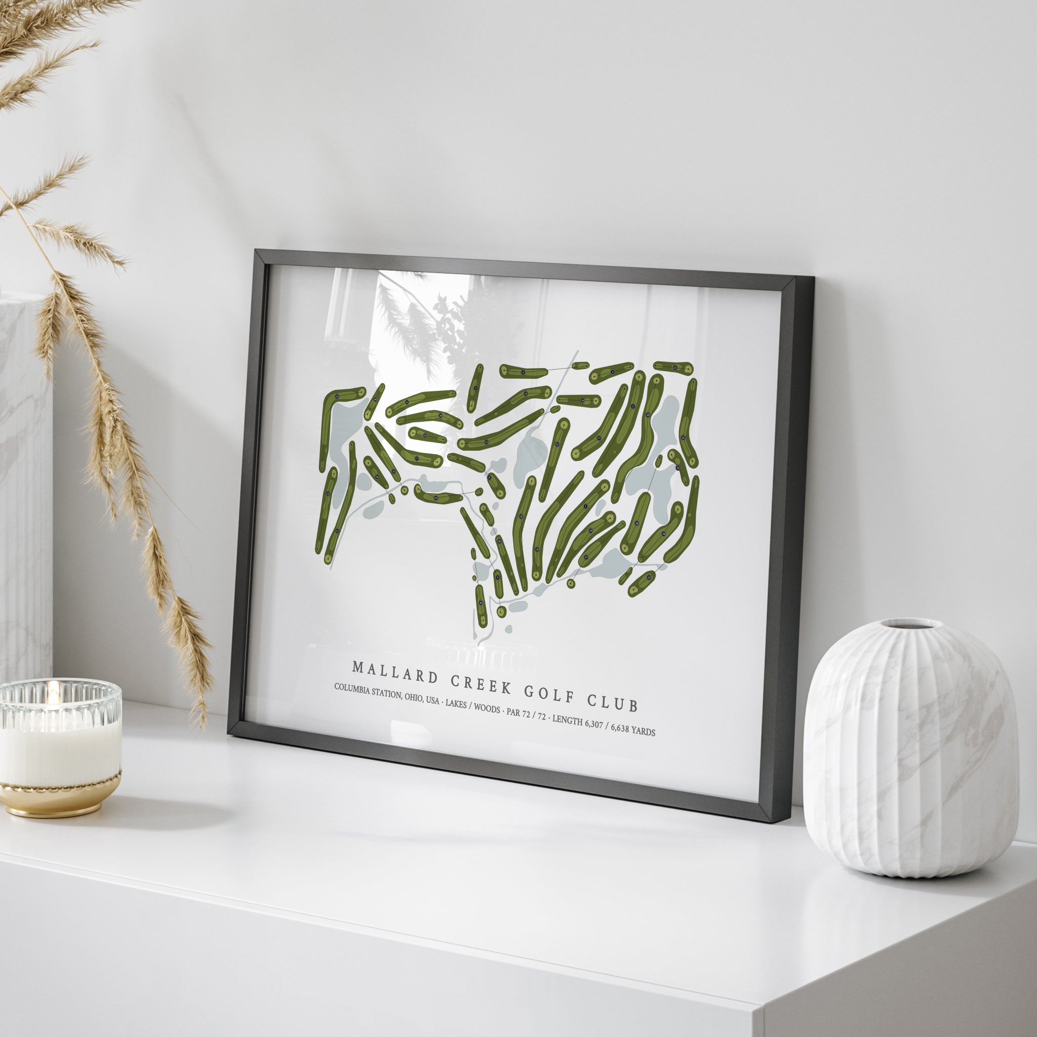 Mallard Creek Golf Club | Golf Course Map | On Table 