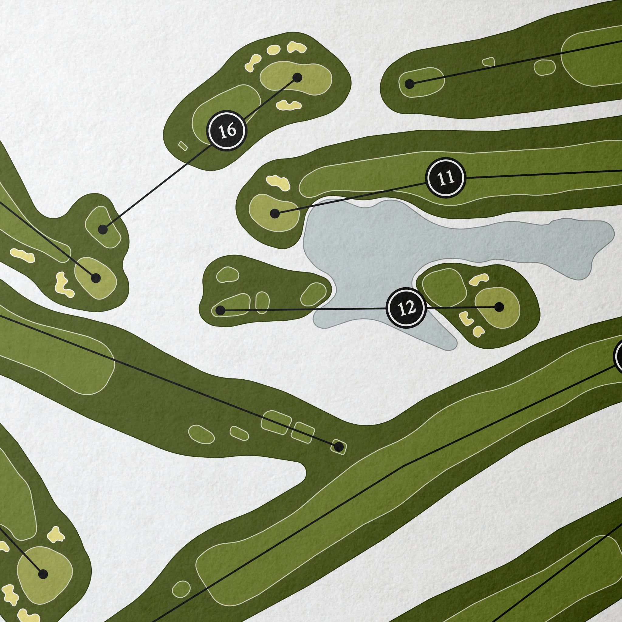 Mankato Golf Club | Golf Course Map | Close Up 