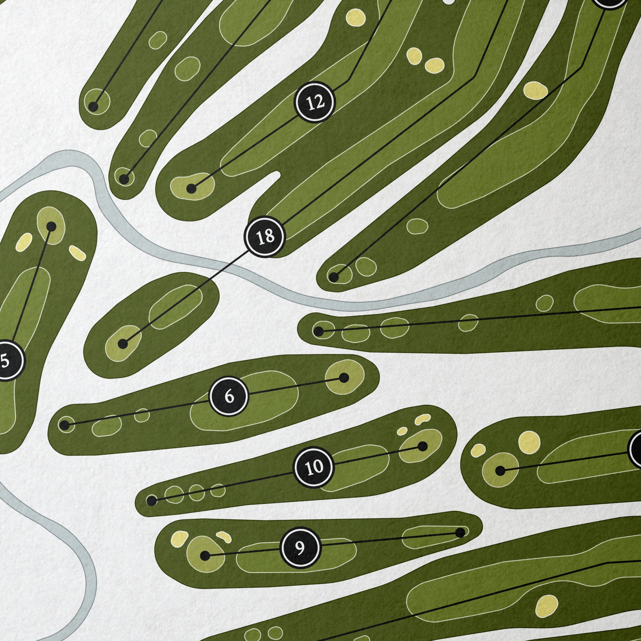 Marshall Golf Club | Golf Course Map | Close+Up 
