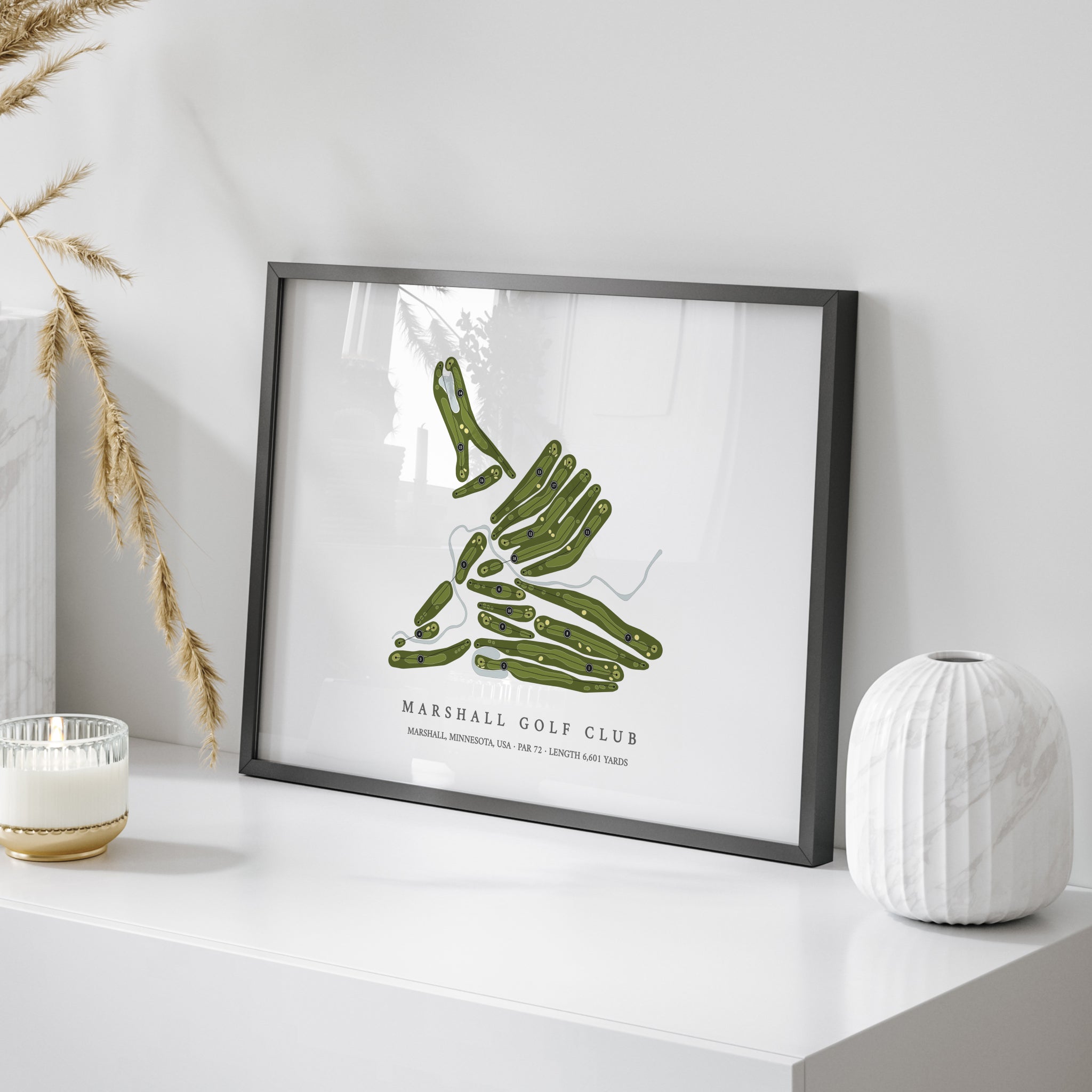 Marshall Golf Club | Golf Course Map | On+Table 
