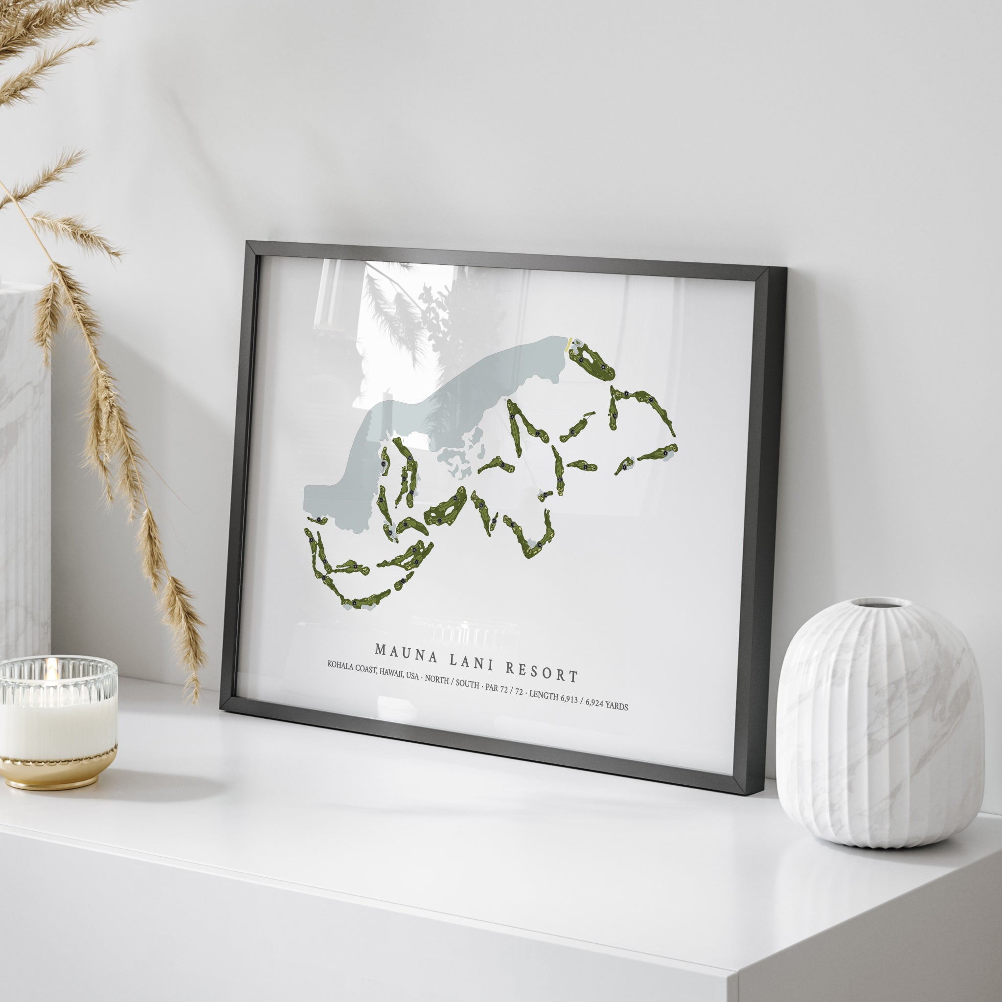 Mauna Lani Resort | Golf Course Map | On+Table 