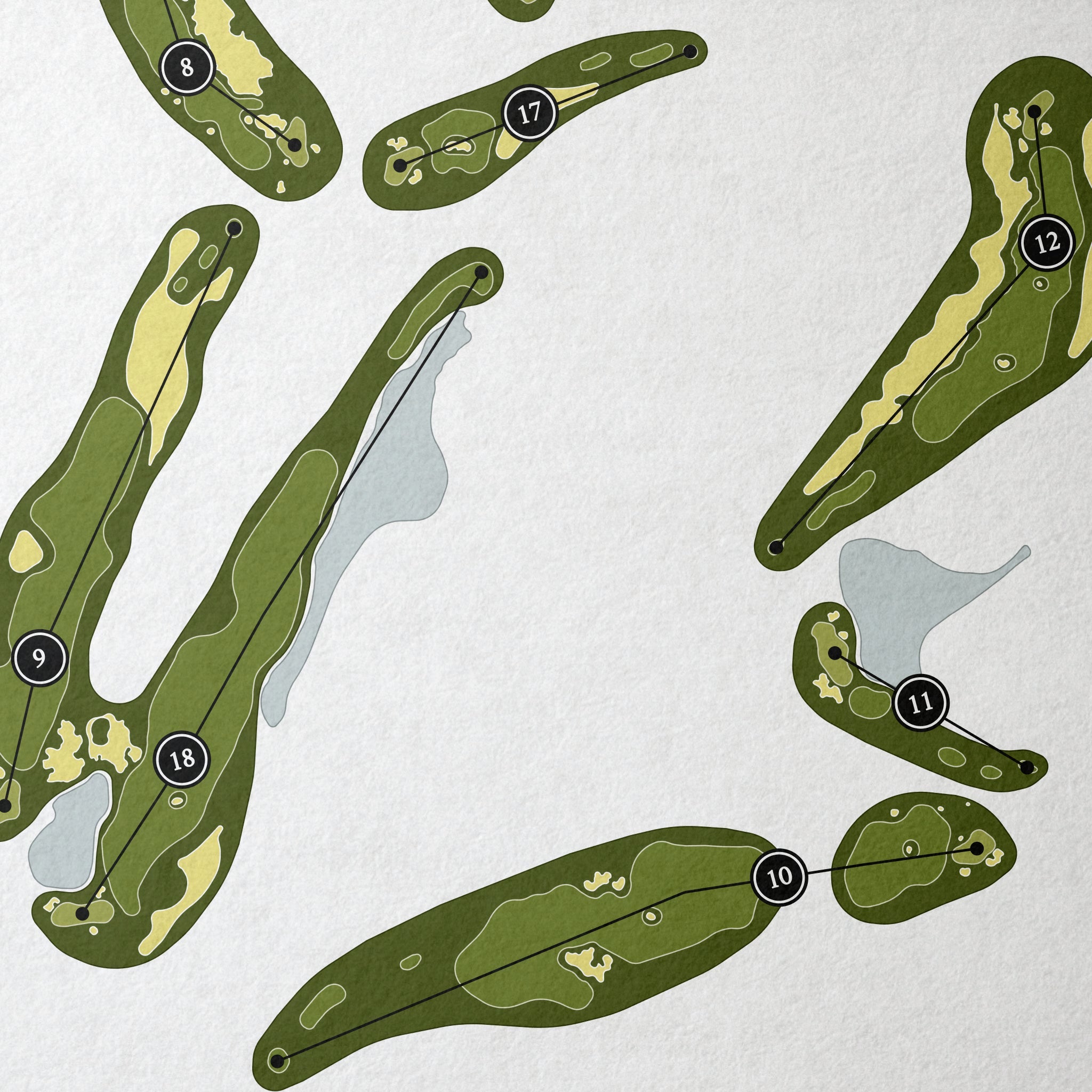 May River Golf Club At Palmetto Bluff | Golf Course Map | Close Up 