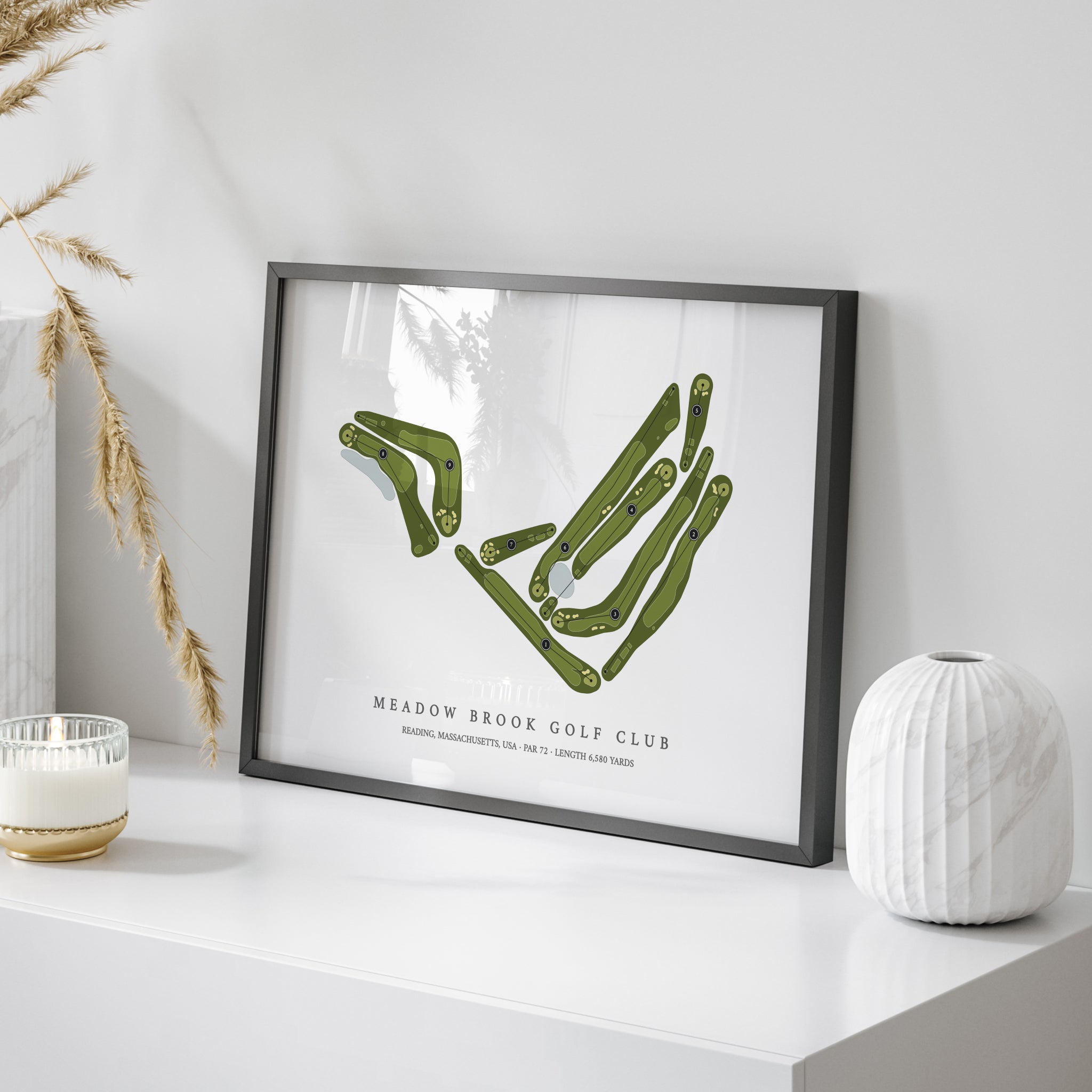 Meadow Brook Golf Club | Golf Course Map | On+Table