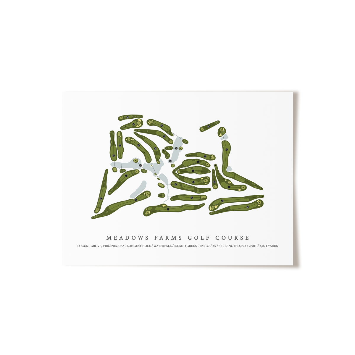 Meadows Farms Golf Course | Golf Course Map