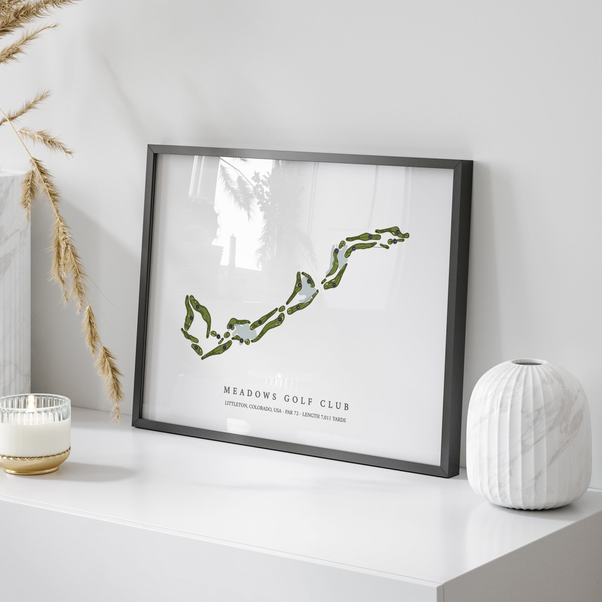 Meadows Golf Club | Golf Course Map | On Table 