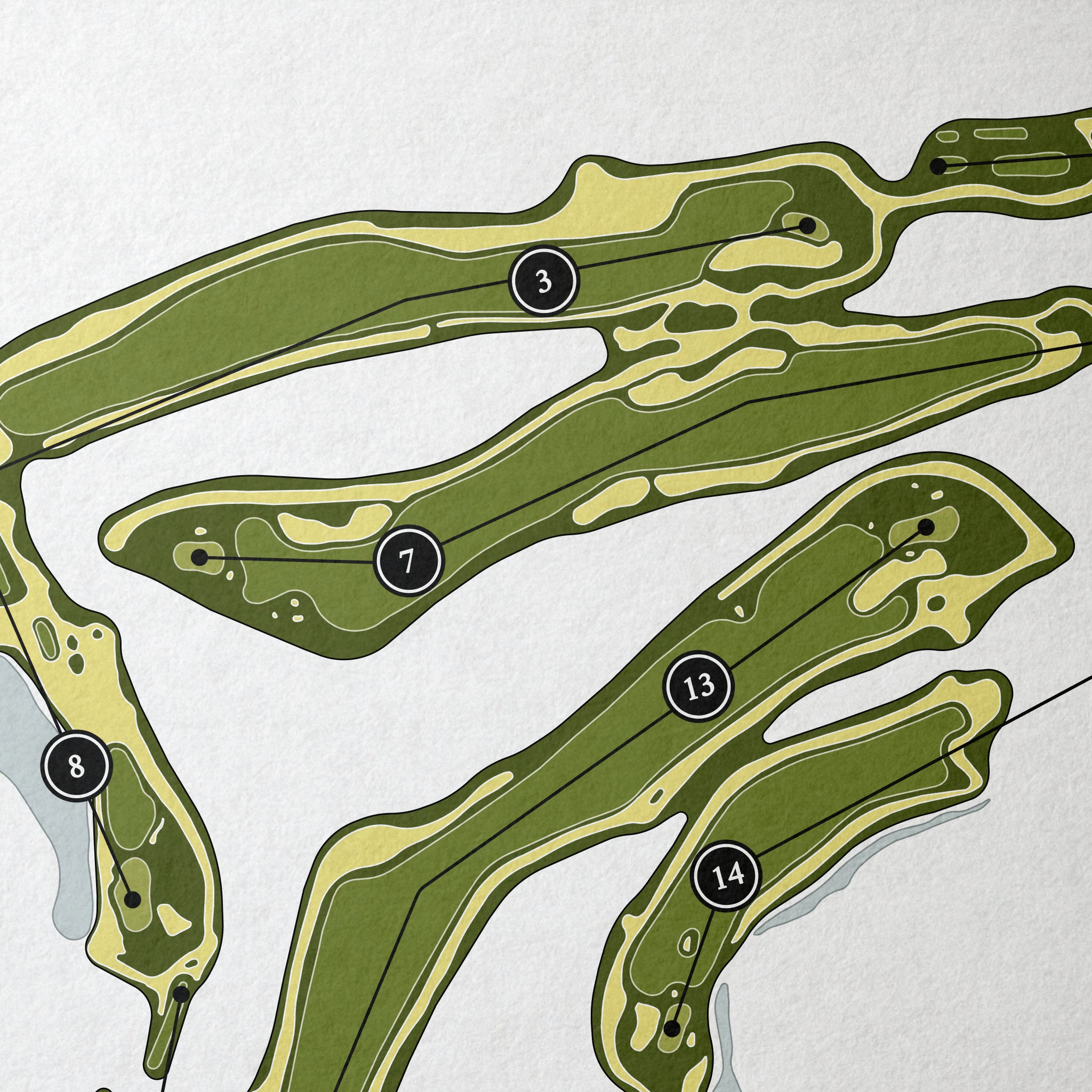 Medalist Golf Club | Golf Course Map | Close+Up
