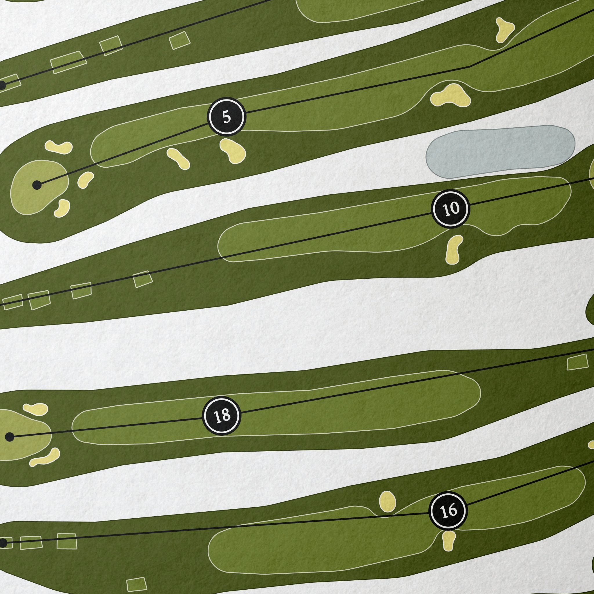 Medina Golf & Country Club | Golf Course Map | Close Up