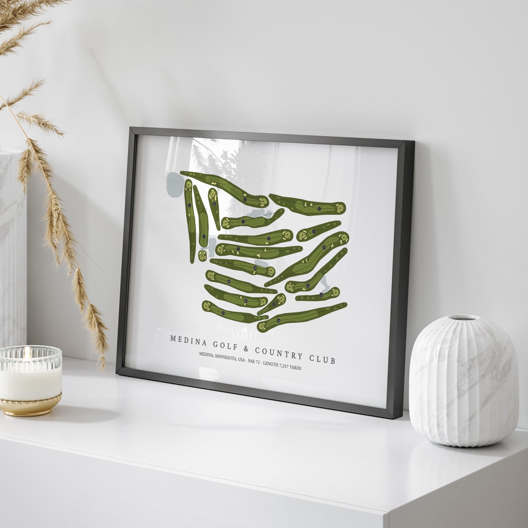Medina Golf & Country Club | Golf Course Map | On Table