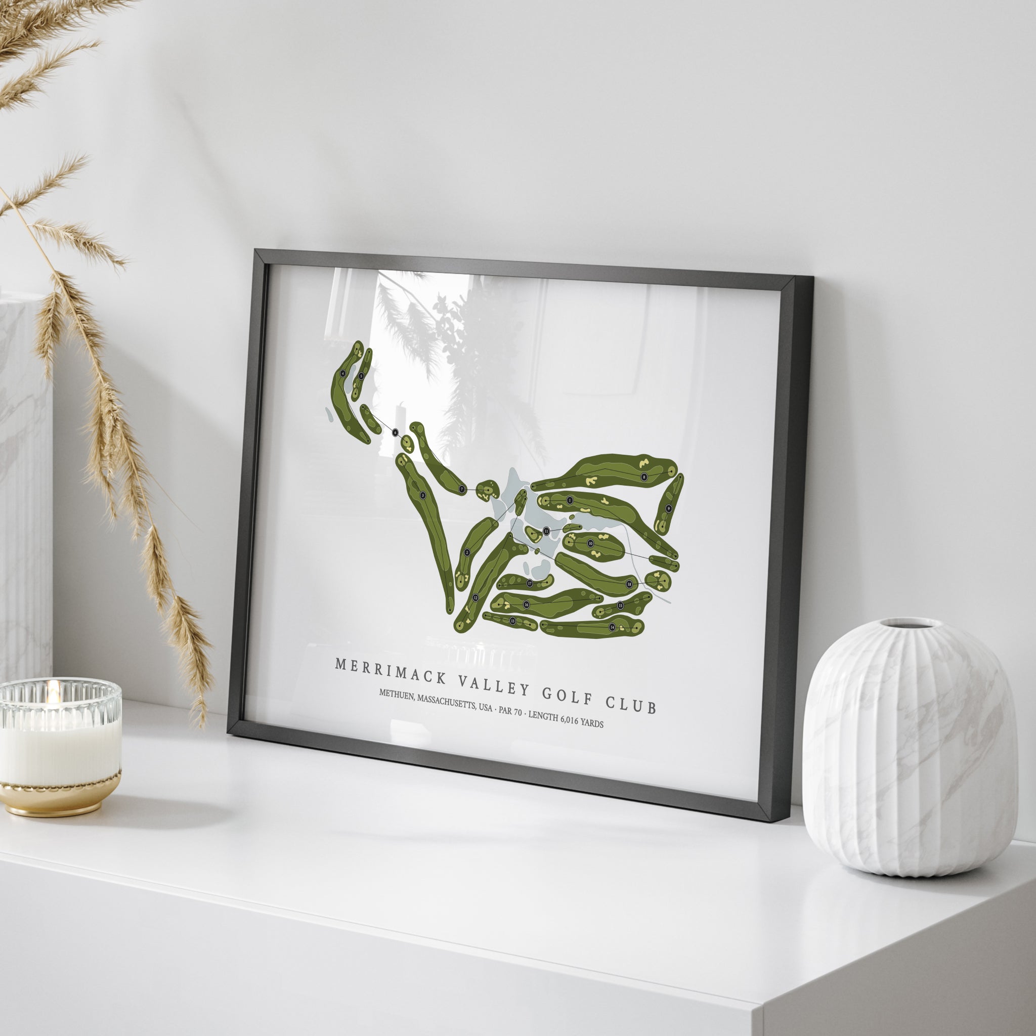 Merrimack Valley Golf Club | Golf Course Map | On+Table 