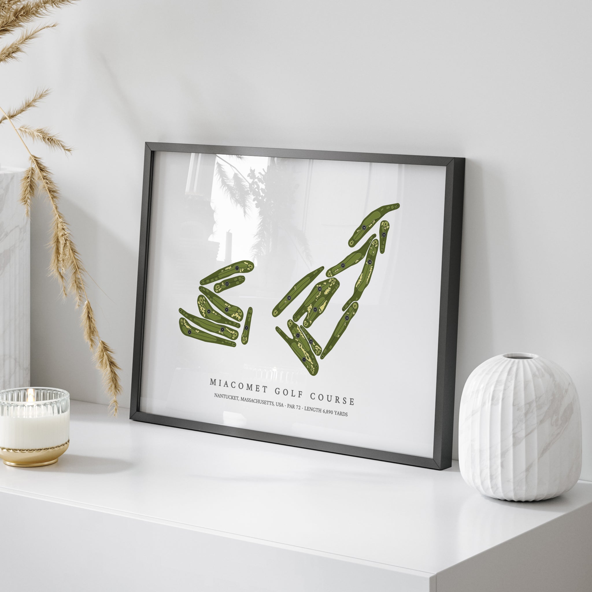 Miacomet Golf Course | Golf Course Map | On Table 