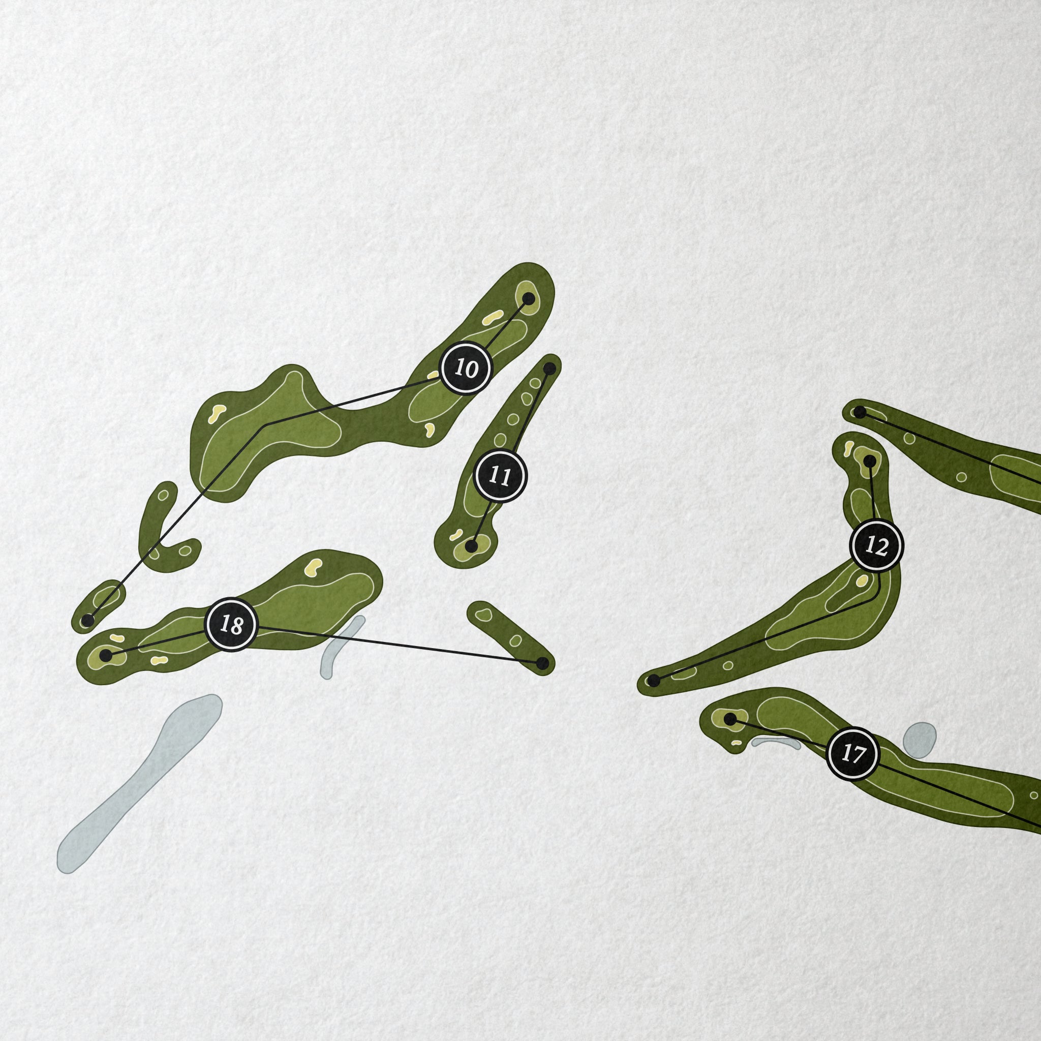 Minnesota National Golf Course | Golf Course Map | Close Up 