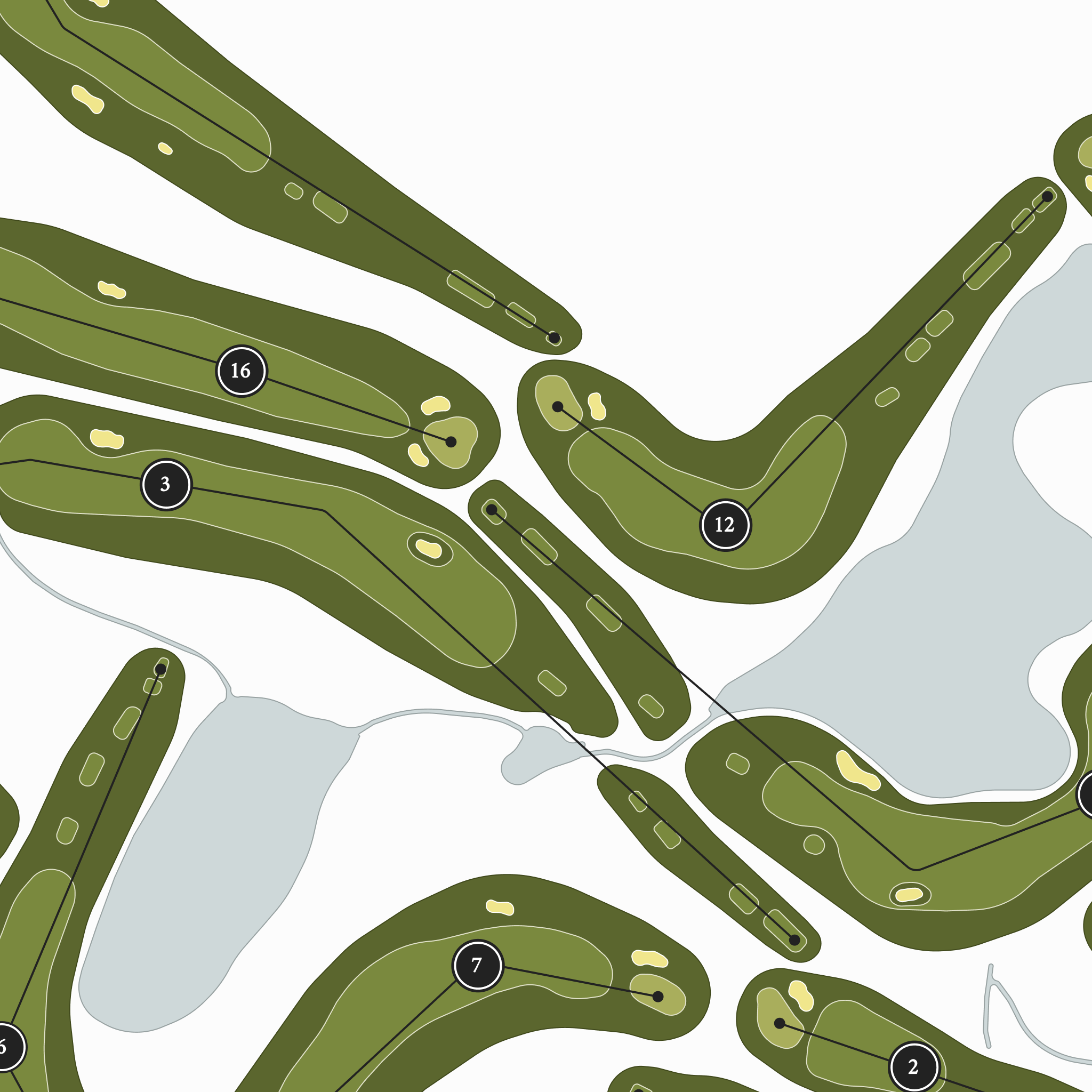 Mission Valley Golf & Country Club | Golf Course Map | Close Up