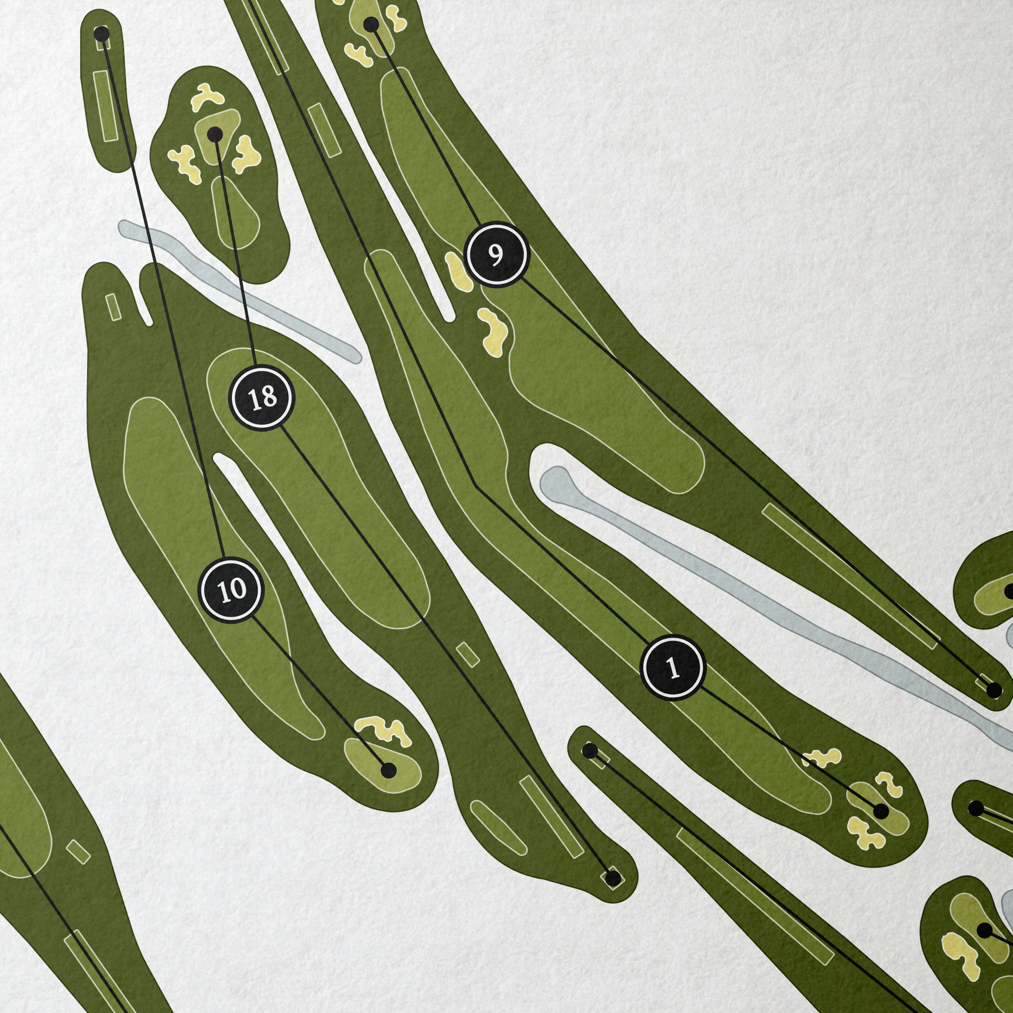 Mission Viejo Country Club | Golf Course Map | Close Up 