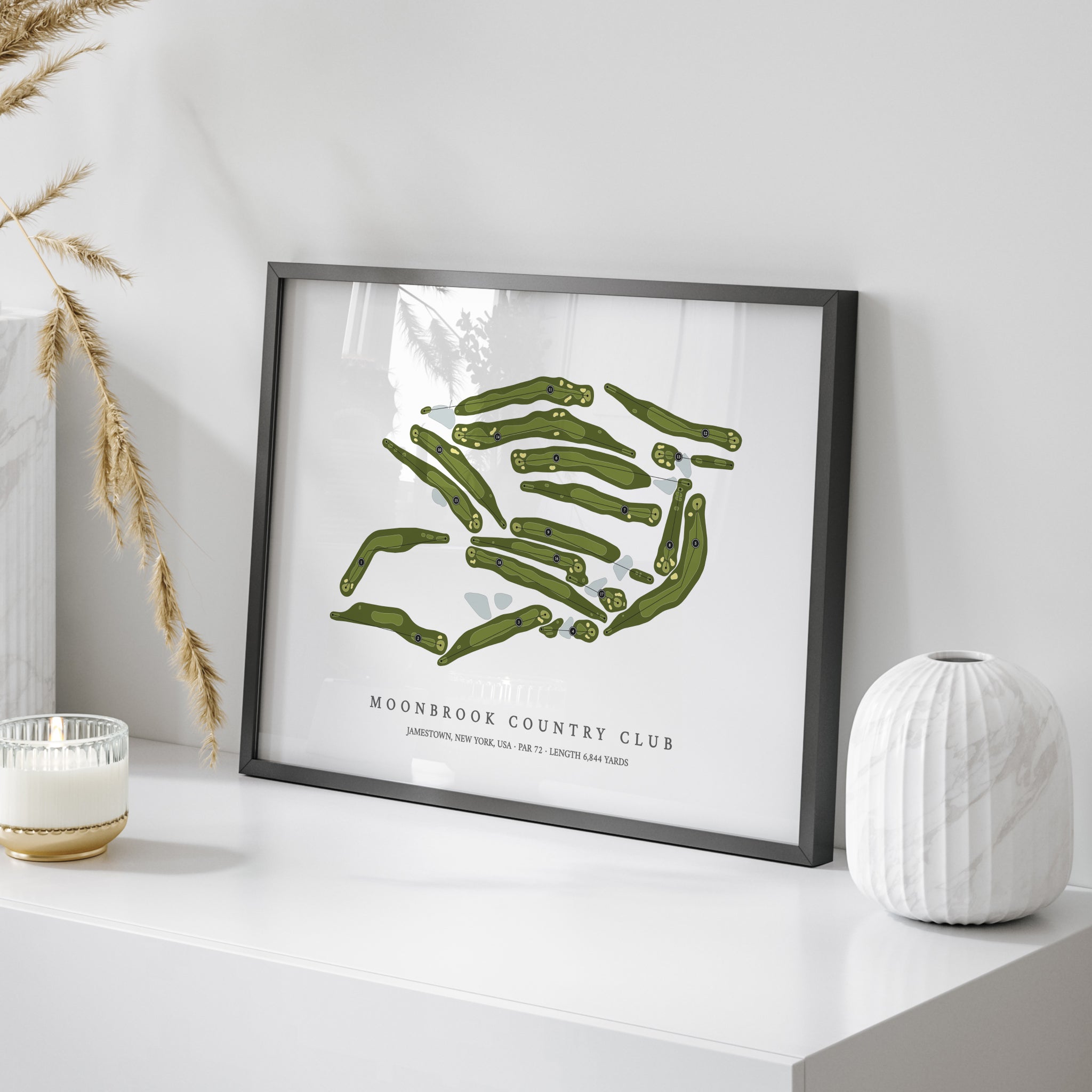 Moonbrook Country Club | Golf Course Map | On+Table 