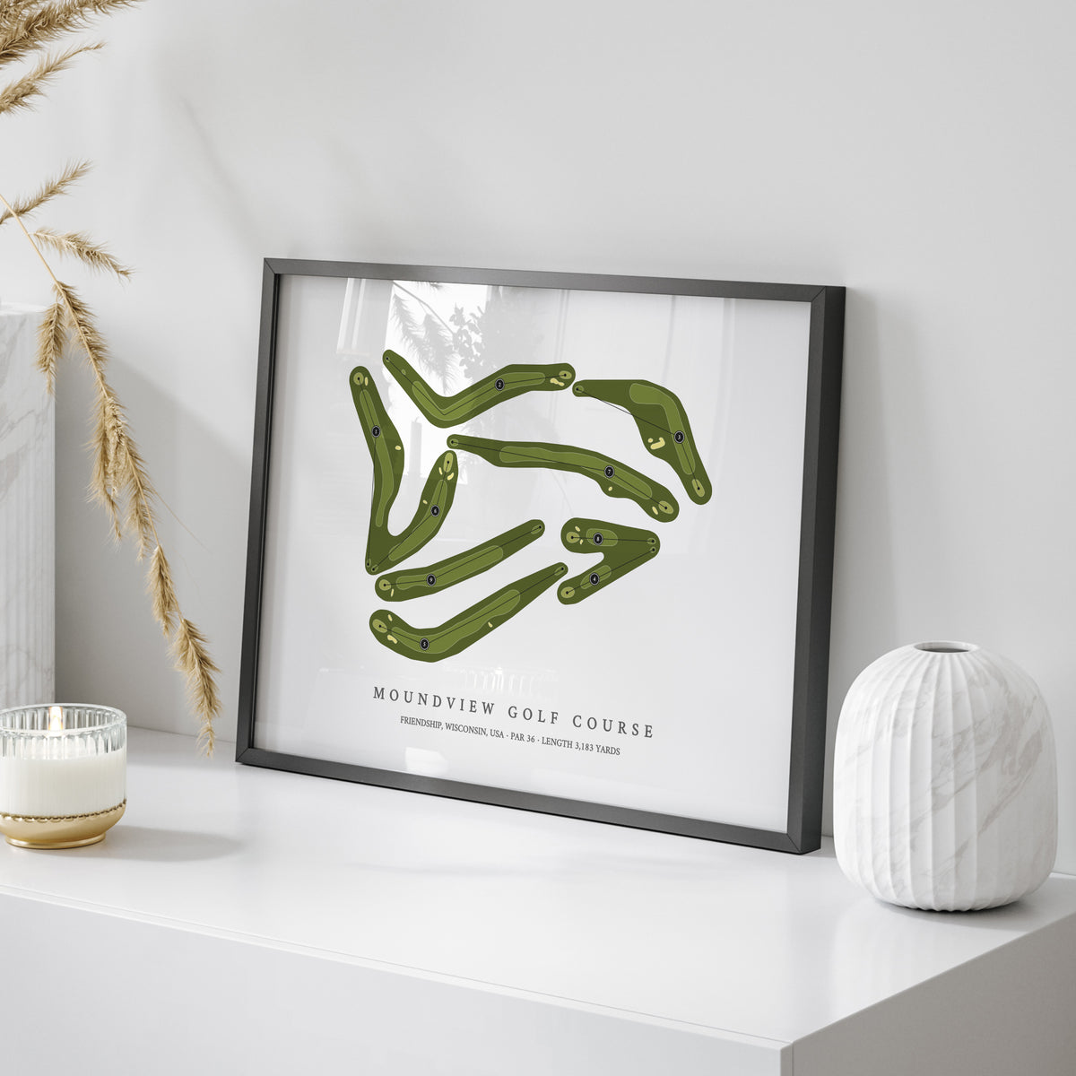 MoundView Golf Course | Golf Course Map | On Table
