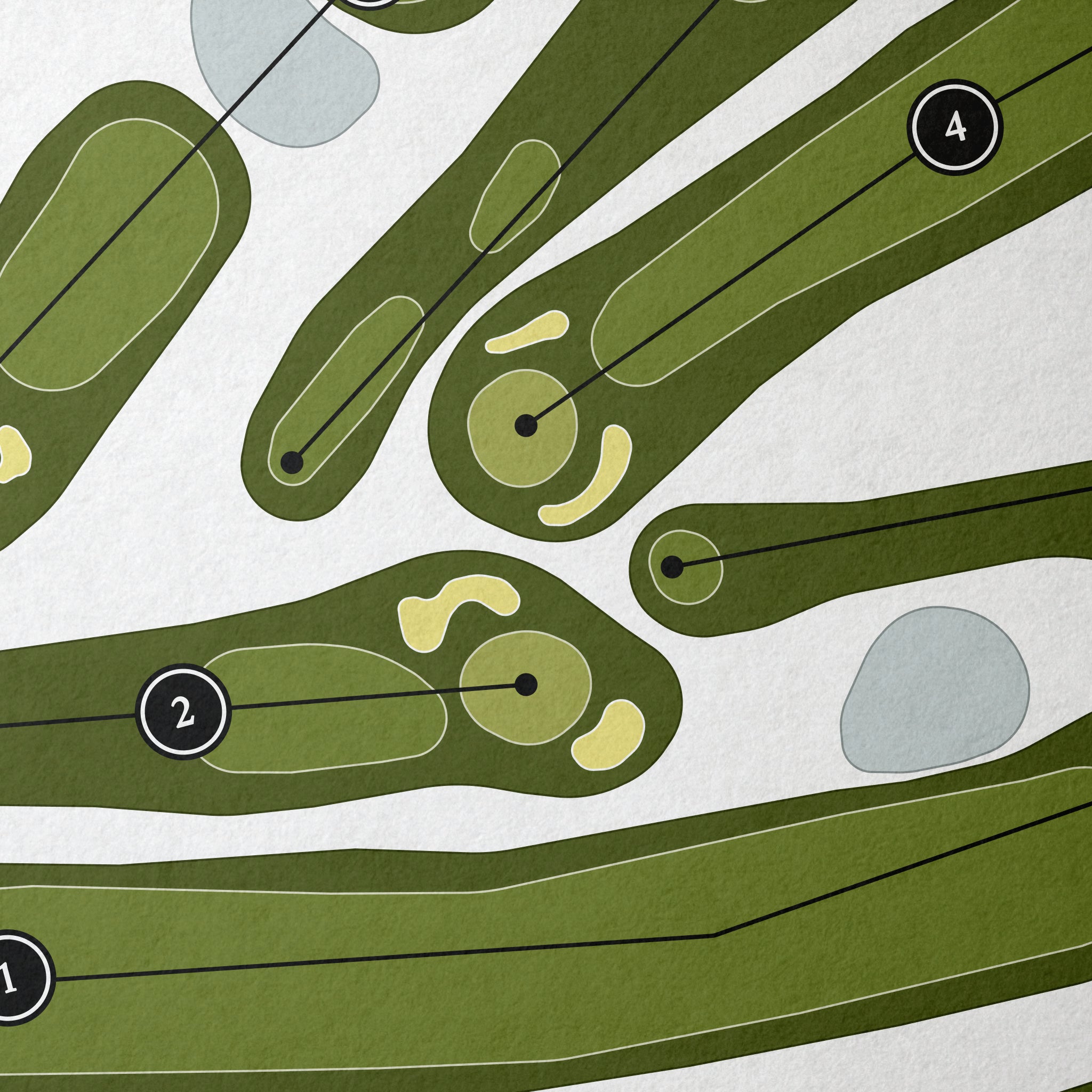 Needham Golf Club | Golf Course Map | Close Up 