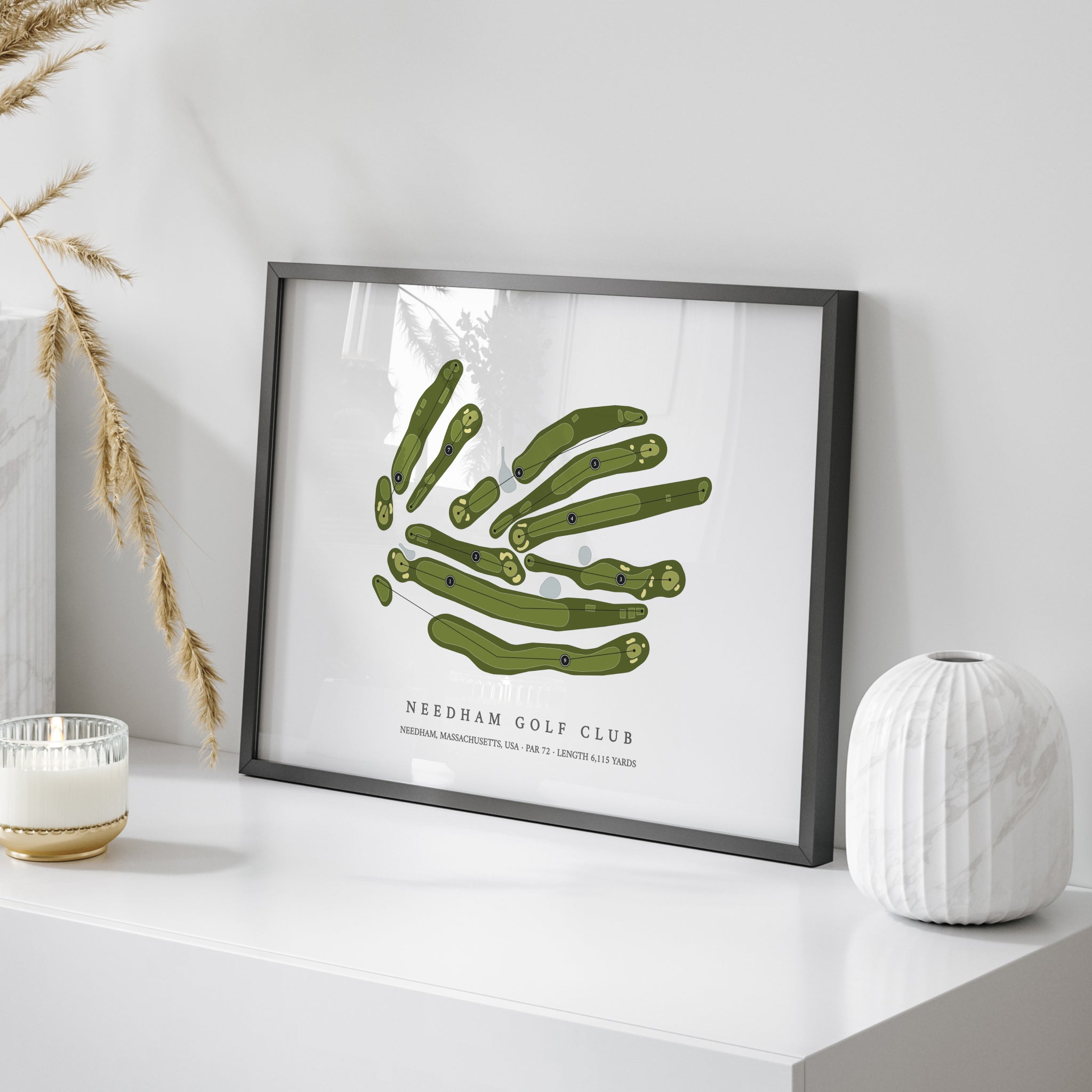 Needham Golf Club | Golf Course Map | On Table 