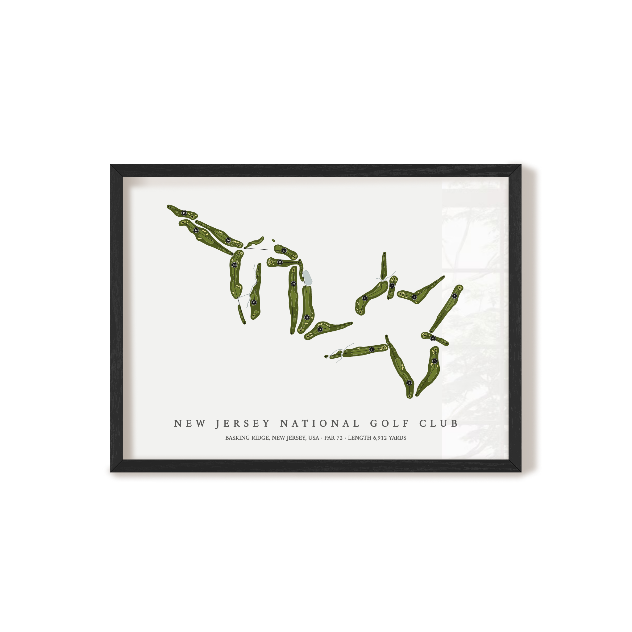 New Jersey National Golf Club | Golf Course Map | Black+Frame 