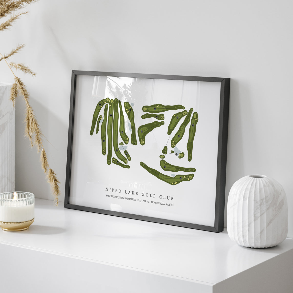 Nippo Lake Golf Club | Golf Course Map | On Table 