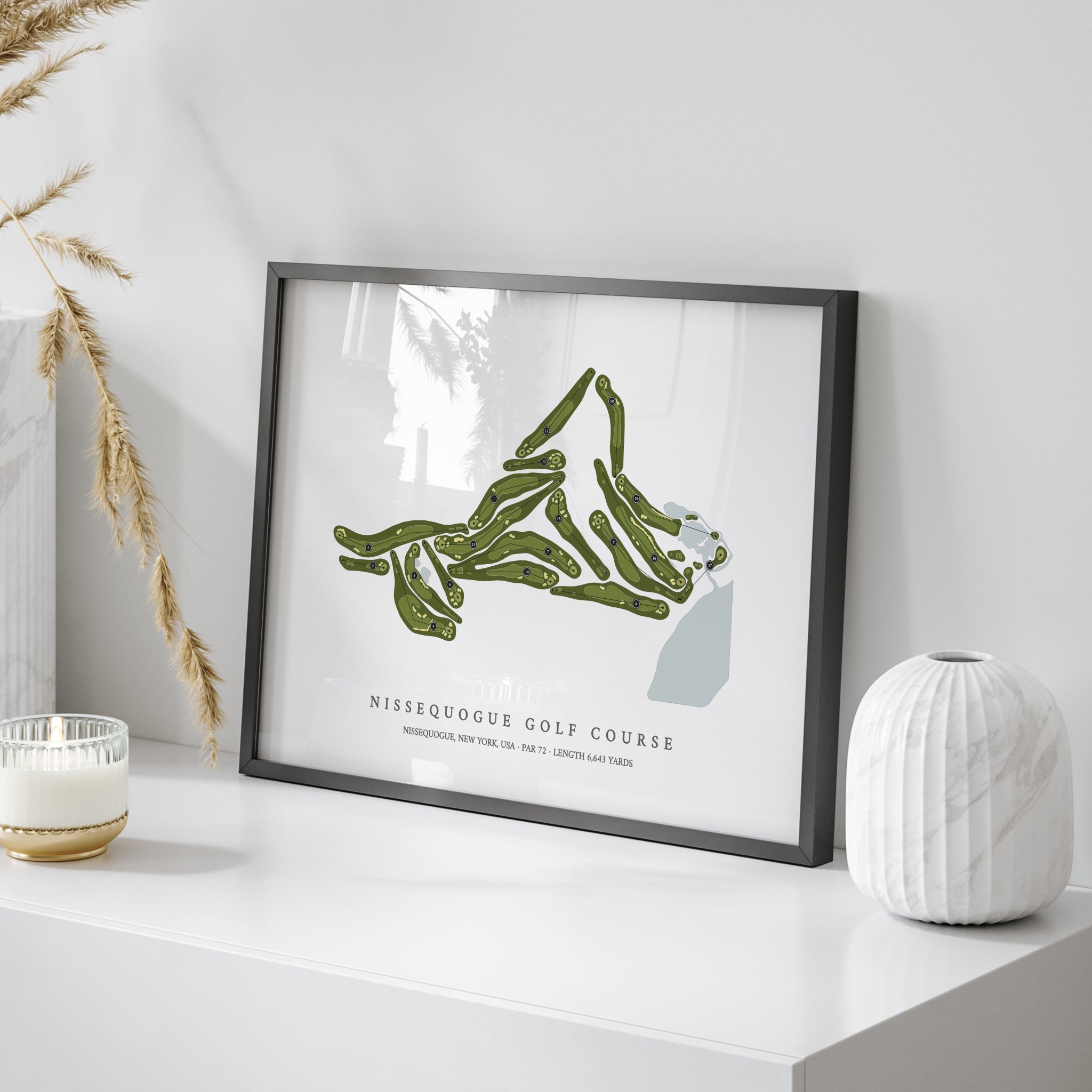 Nissequogue Golf Course | Golf Course Map | On Table 