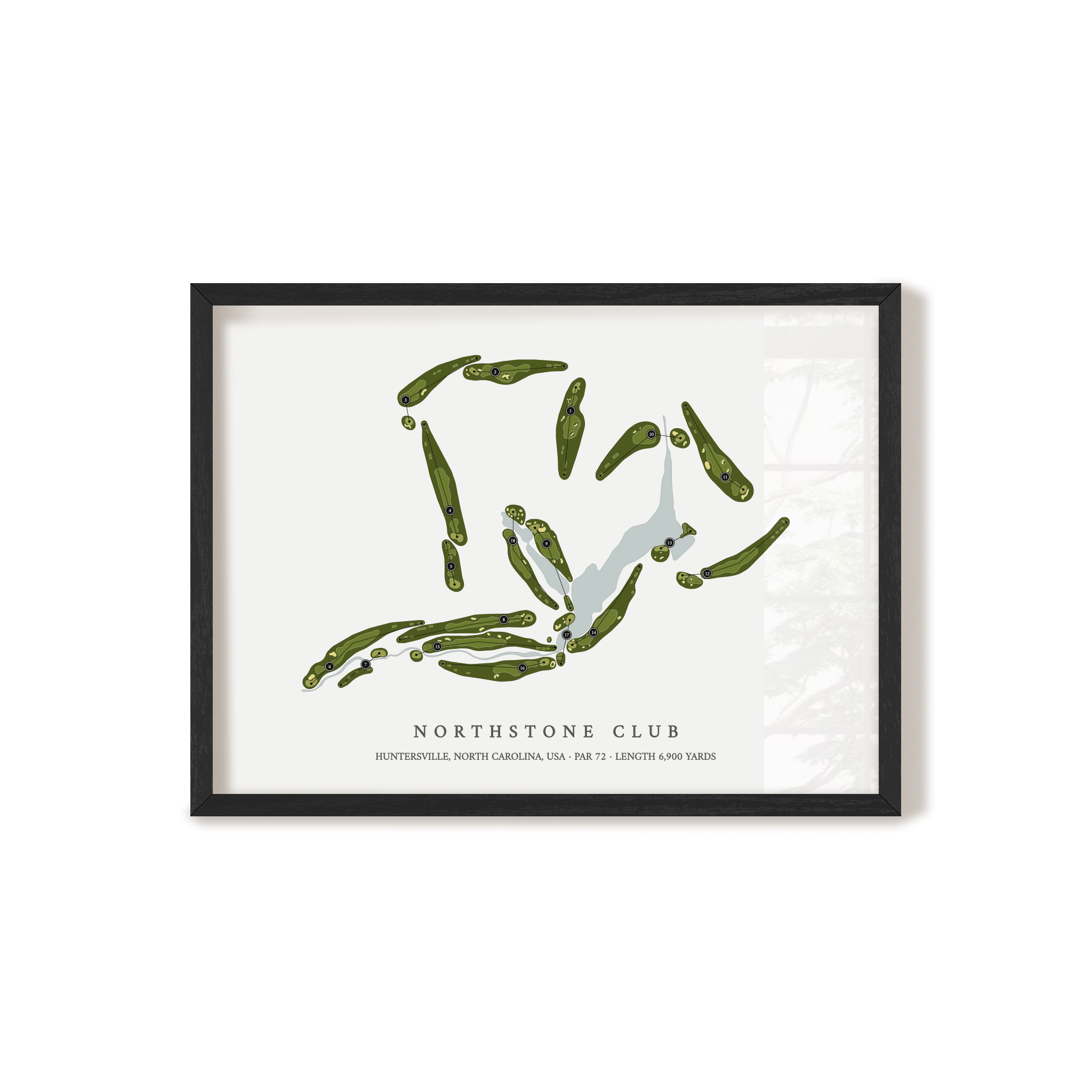 NorthStone Club | Golf Course Map | Black+Frame 