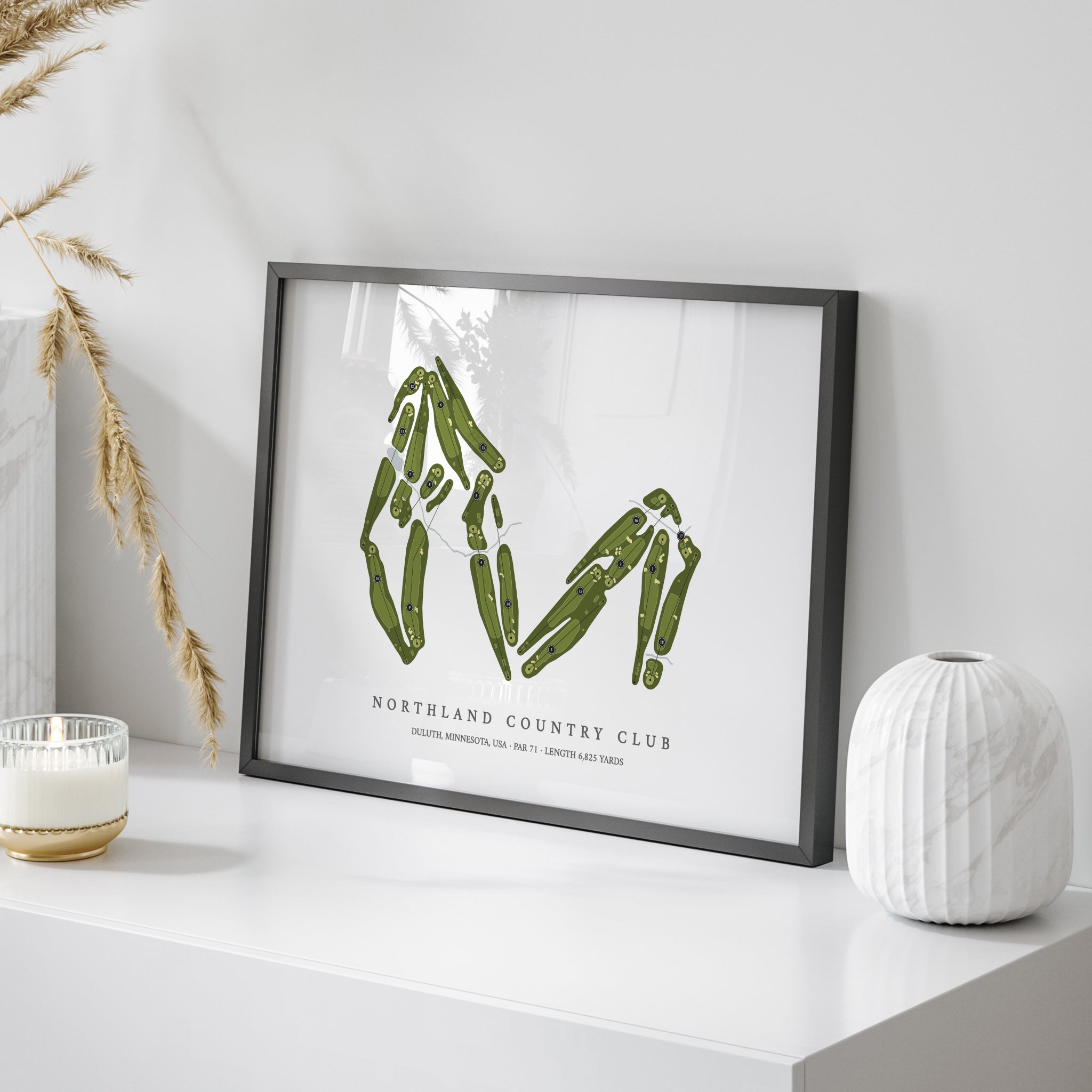 Northland Country Club | Golf Course Print | On+Table 