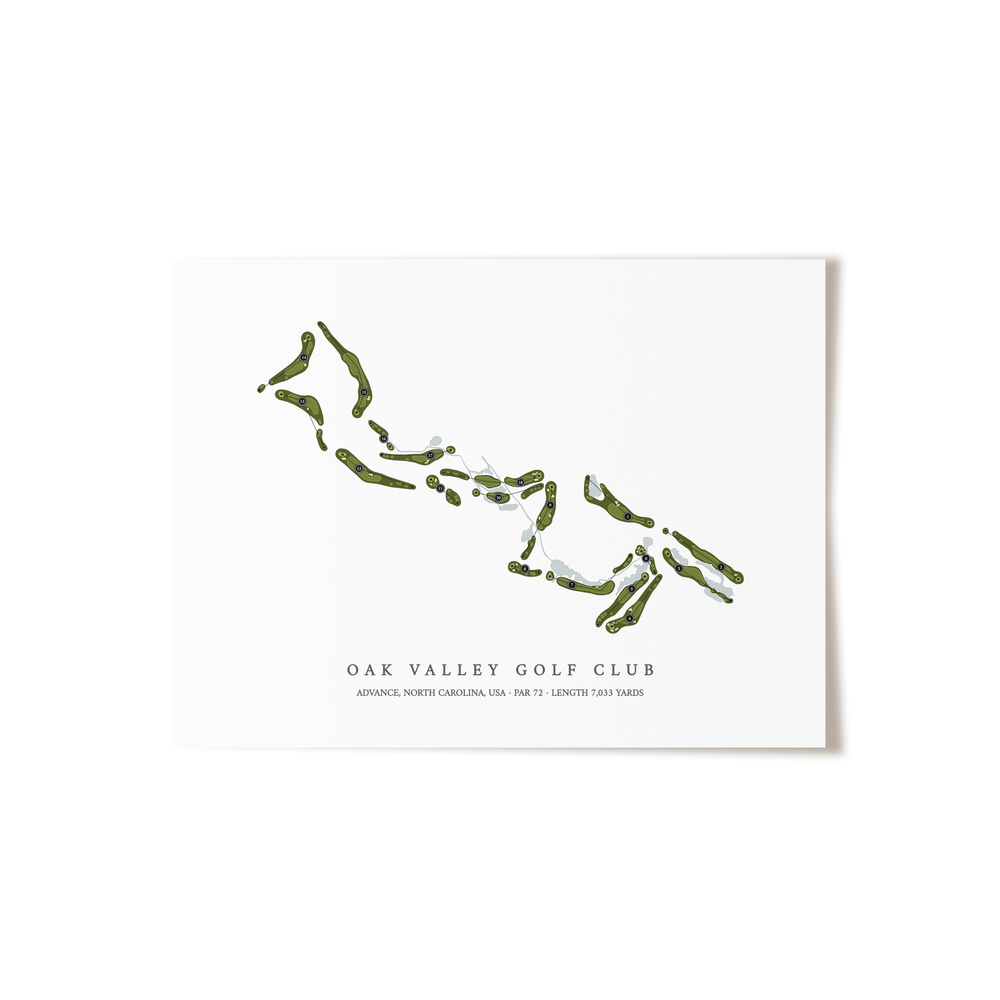 Oak Valley Golf Club | Golf Course Map