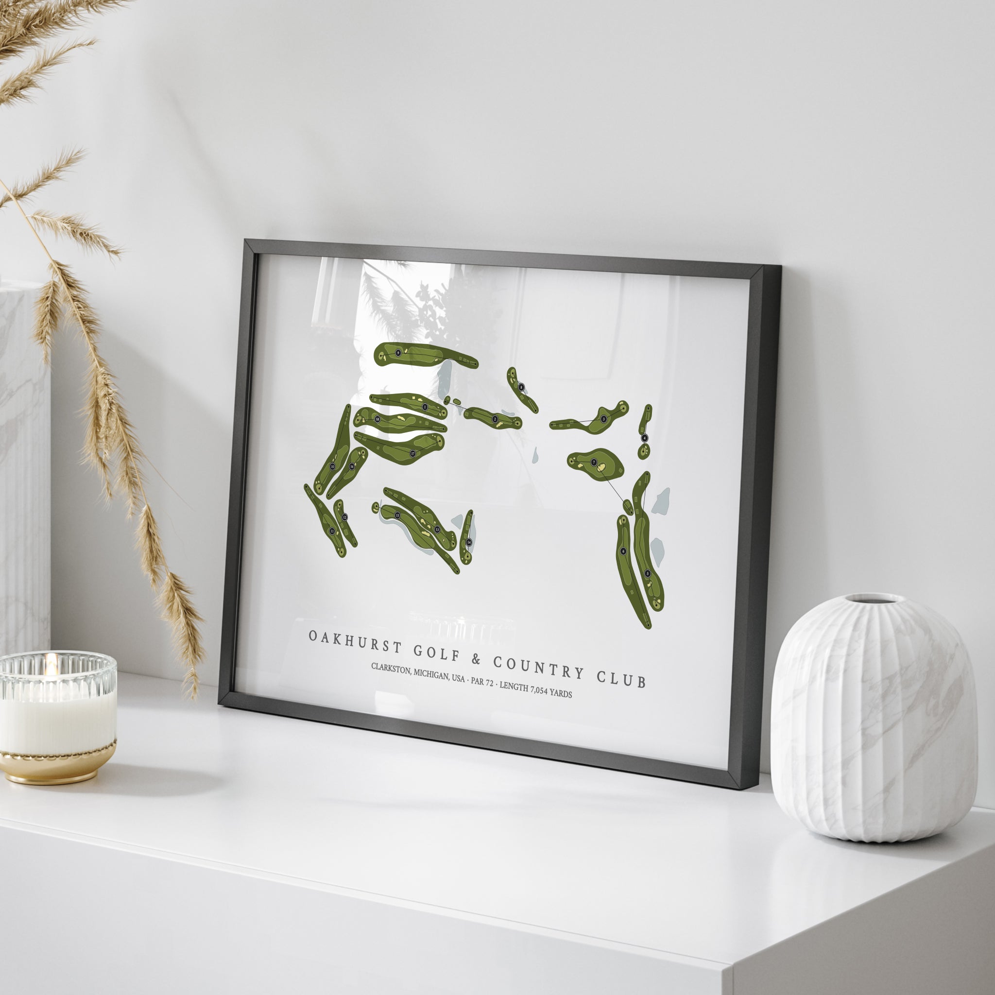 Oakhurst Golf & Country Club | Golf Course Map | On Table 