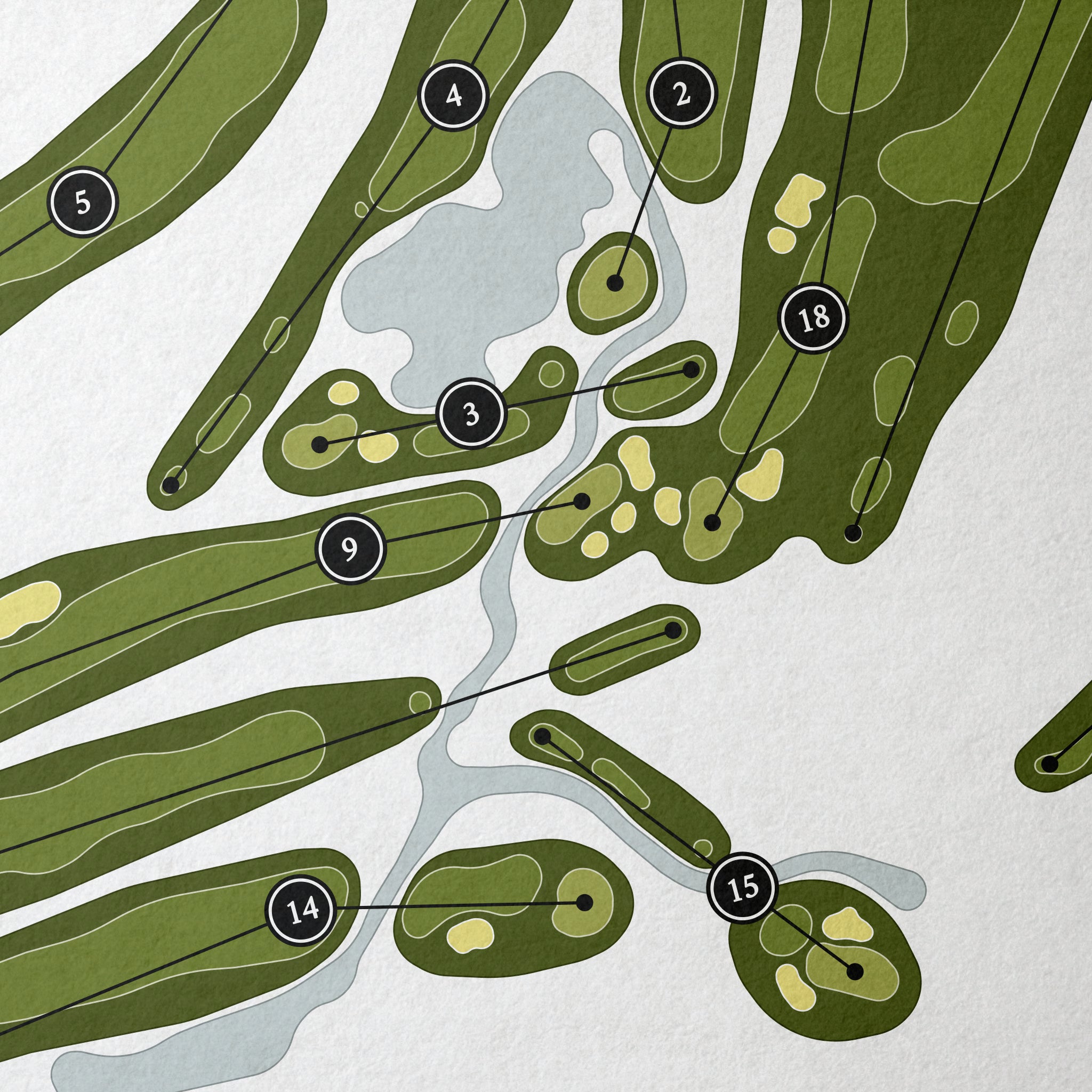 Ocean Creek | Golf Course Map