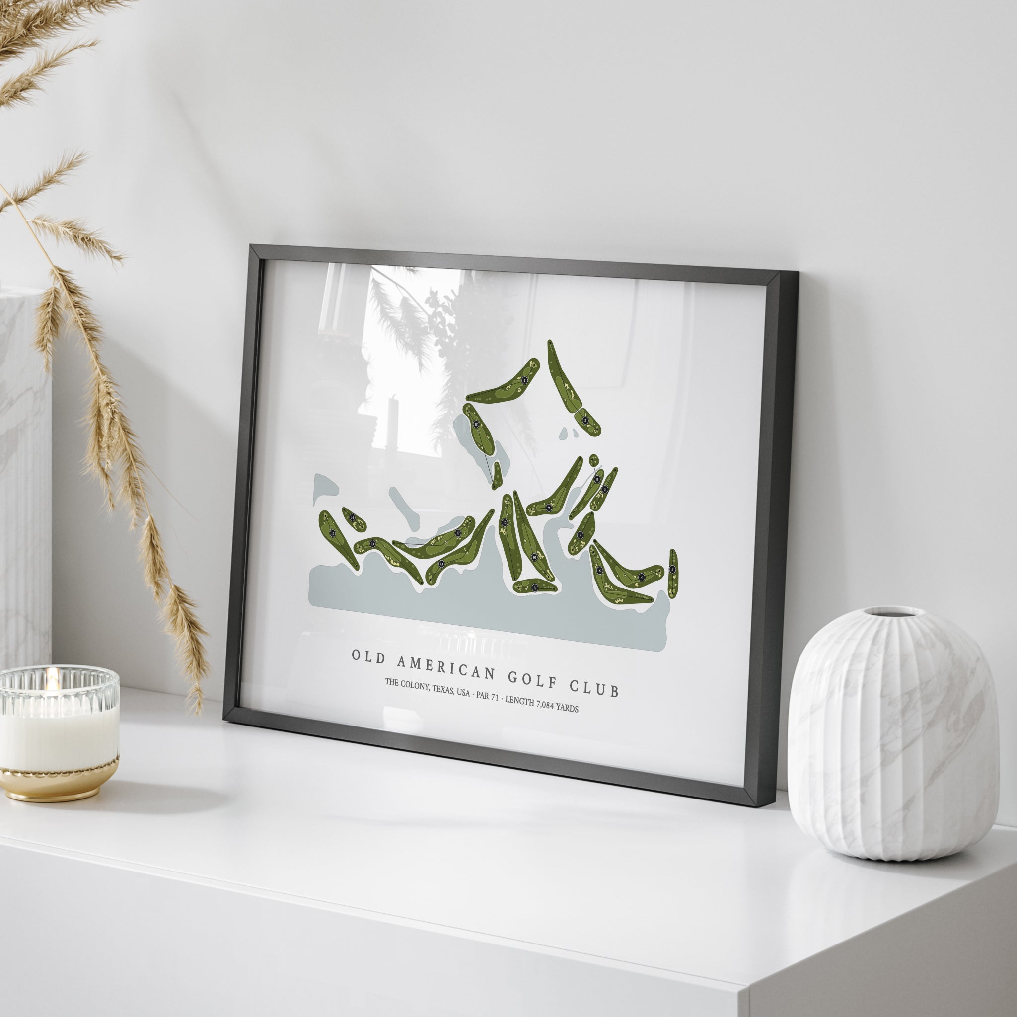 Old American Golf Club | Golf Course Map | On+Table 