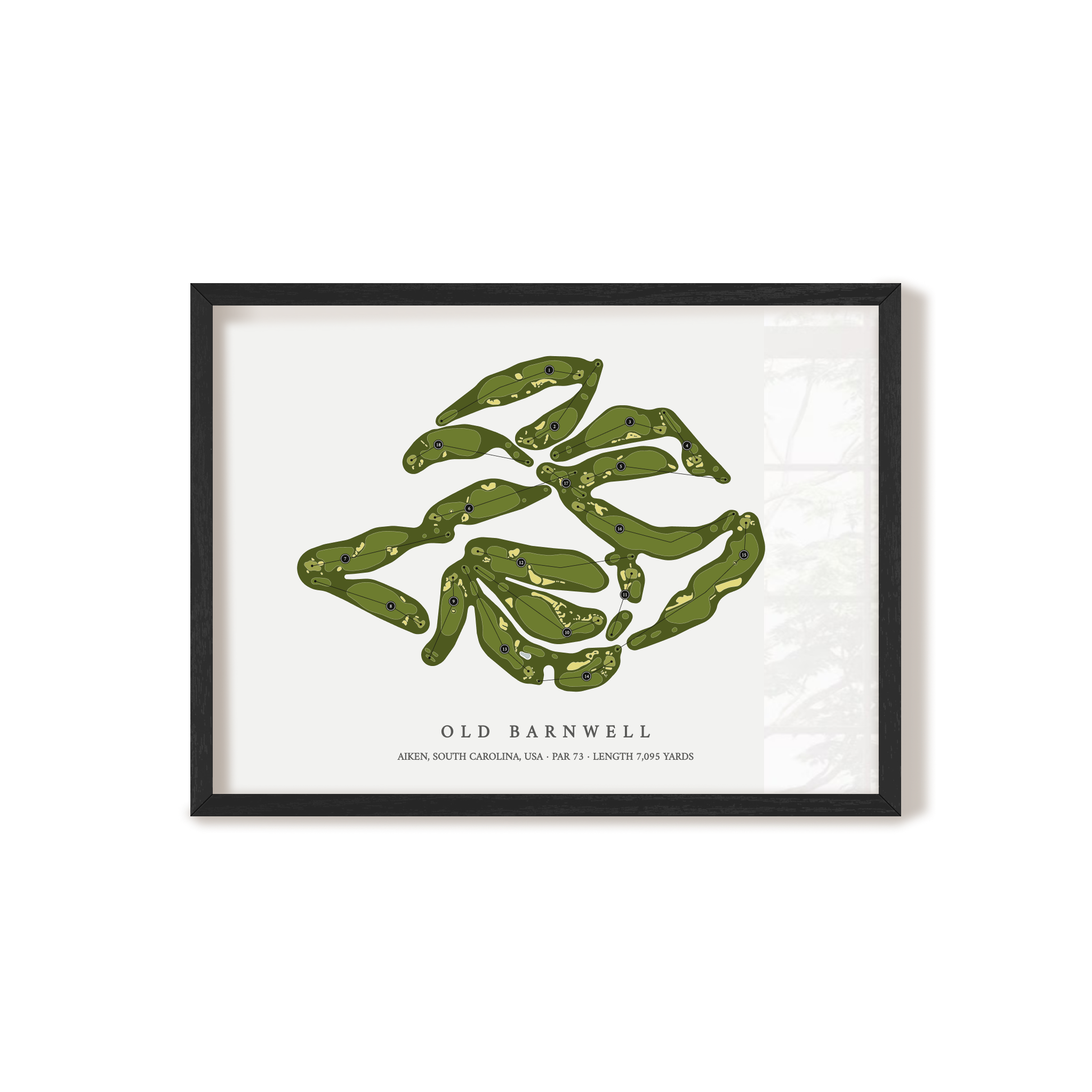 Old Barnwell | Golf Course Print | Black+Frame 